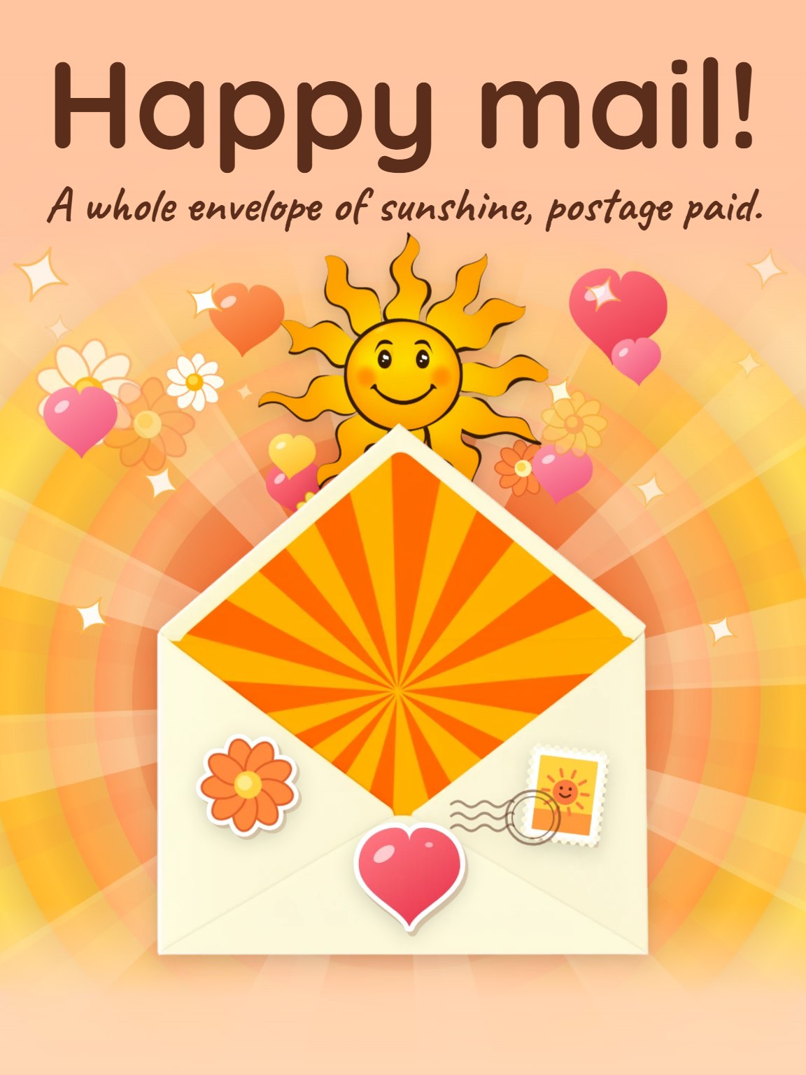 Envelope Full of Sunshine Happy Mail Card