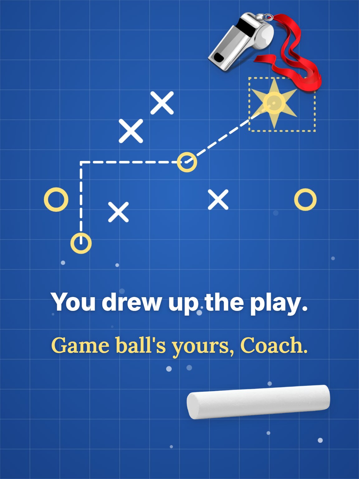 The Play You Drew Up Coach Thank You Card
