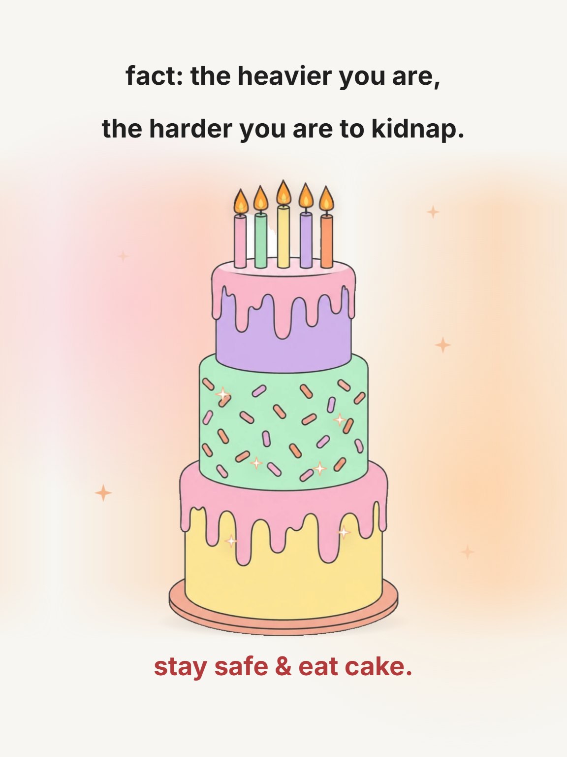 Harder to Kidnap Funny Birthday Card
