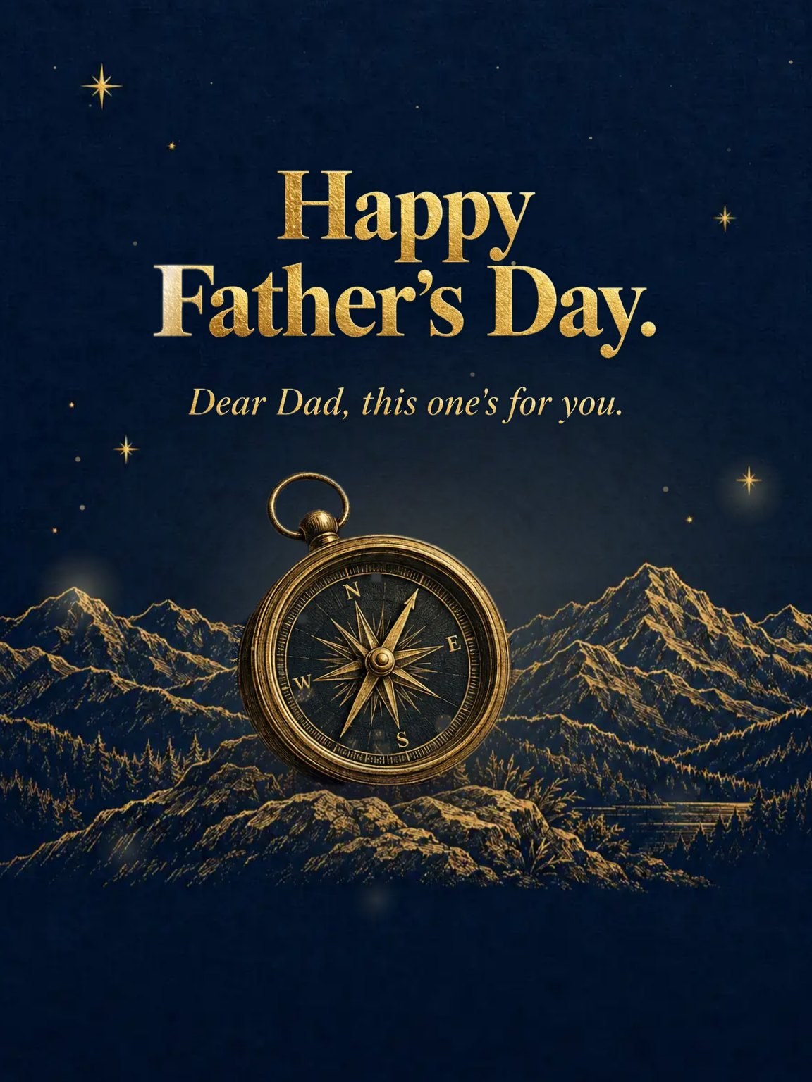 Steady Hand Father's Day Card