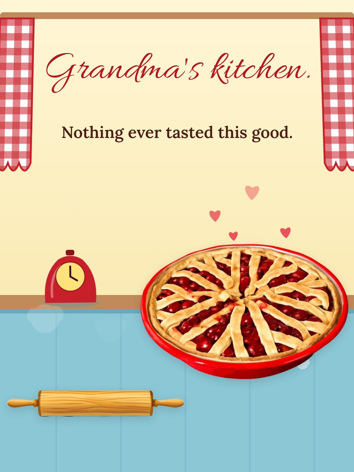 Grandma's Kitchen Grandparents Day Card