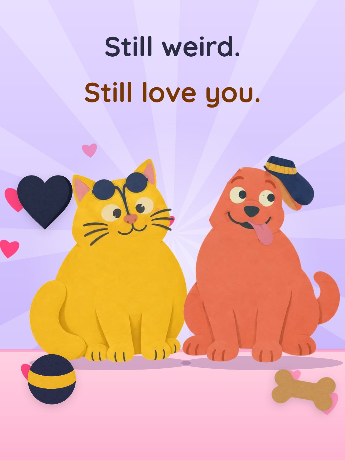 Still Weird Funny Valentine's Day Card