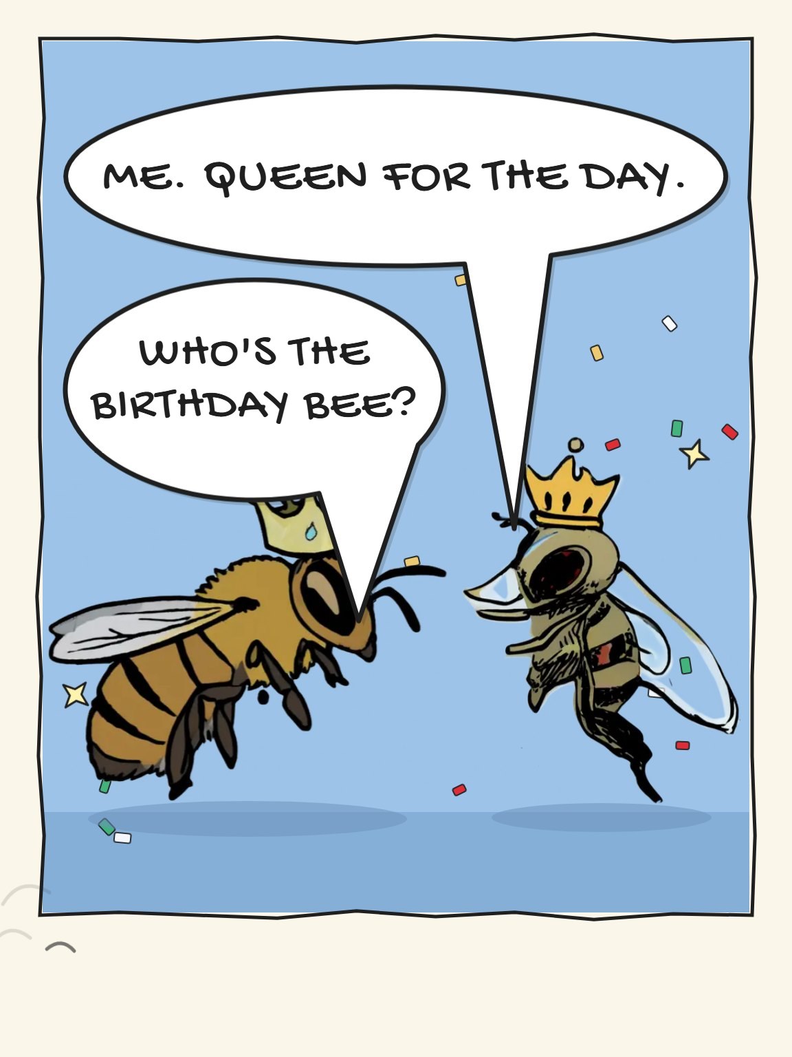 Queen for the Day Birthday Card