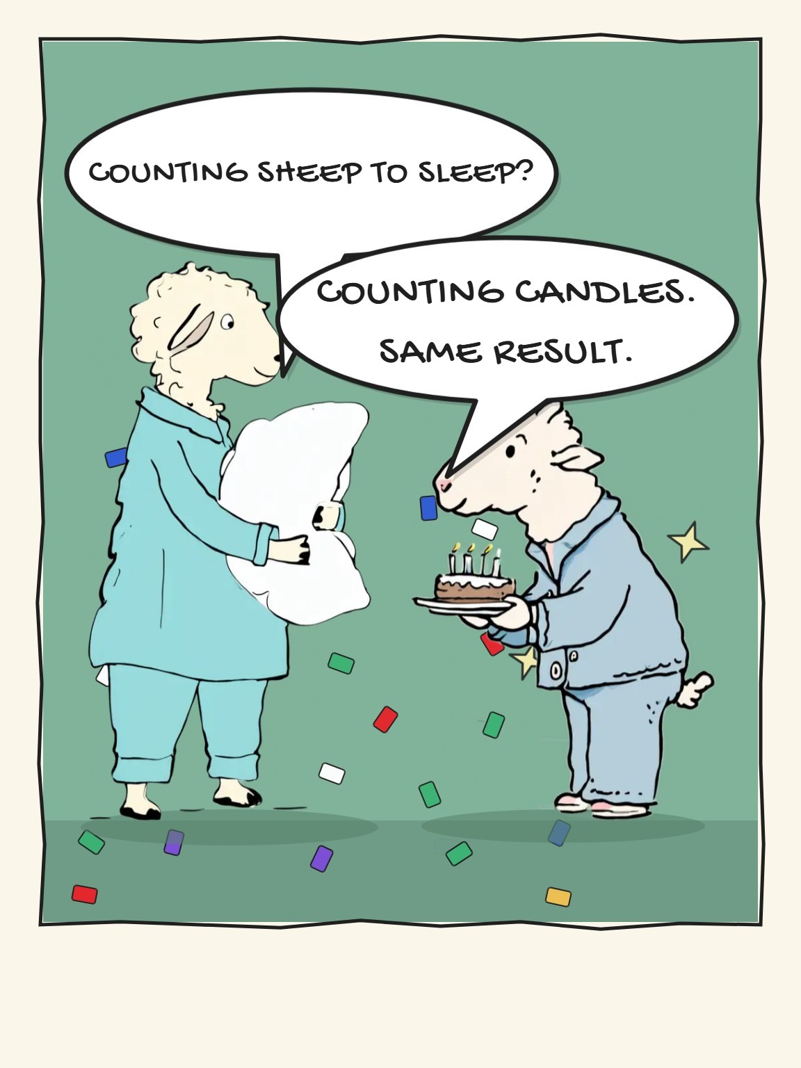 Counting Candles Birthday Card