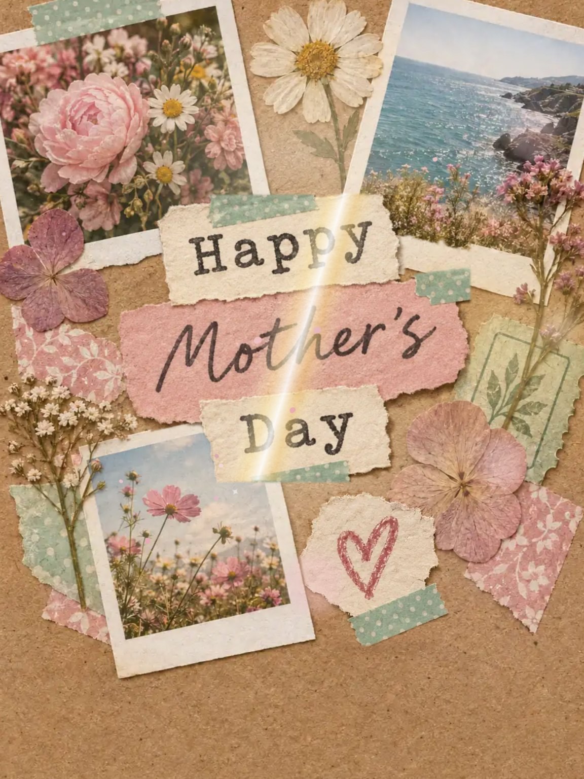 Memory Scrapbook Mother's Day Card