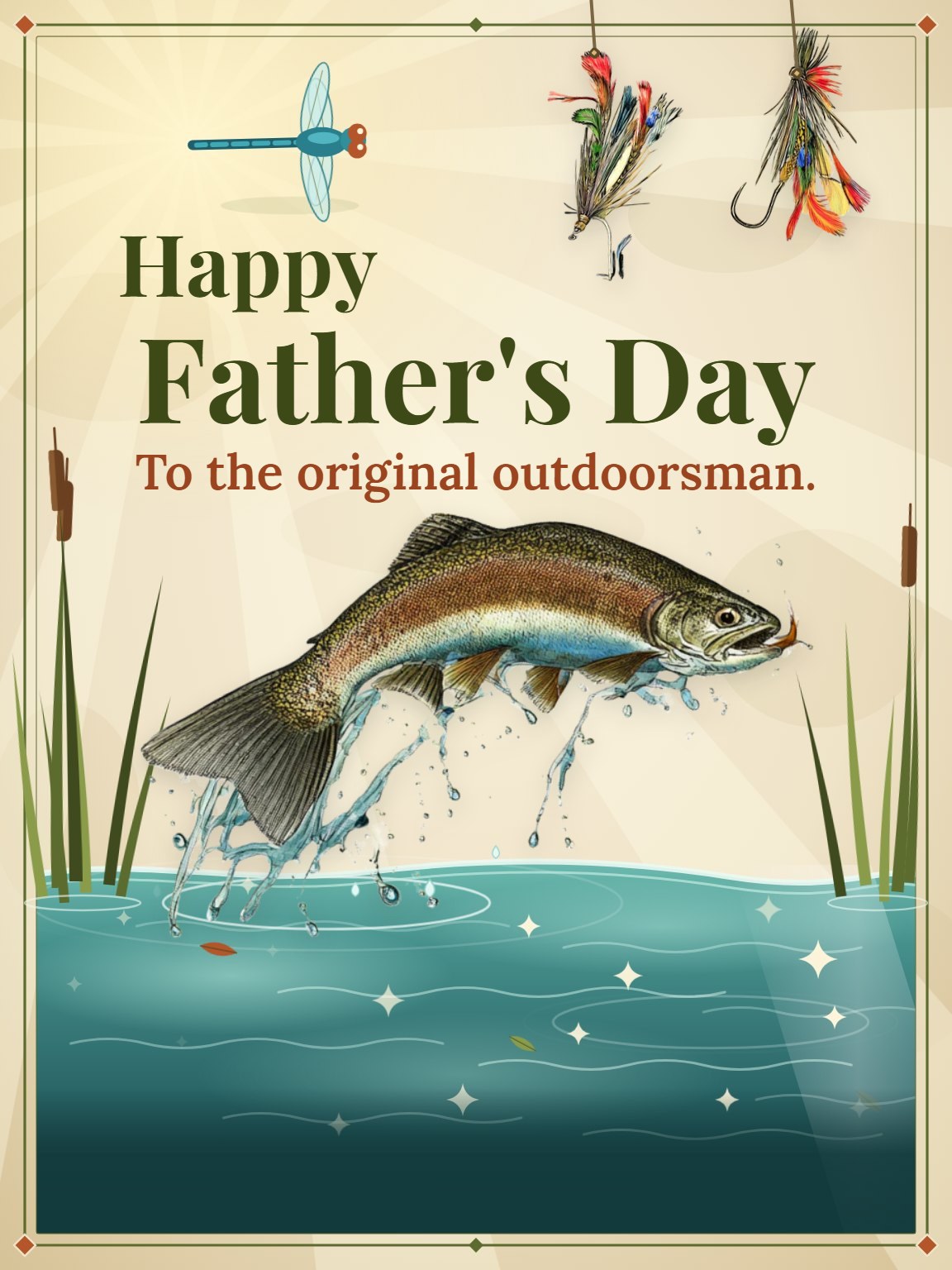 Field Guide for Dad Father's Day Card