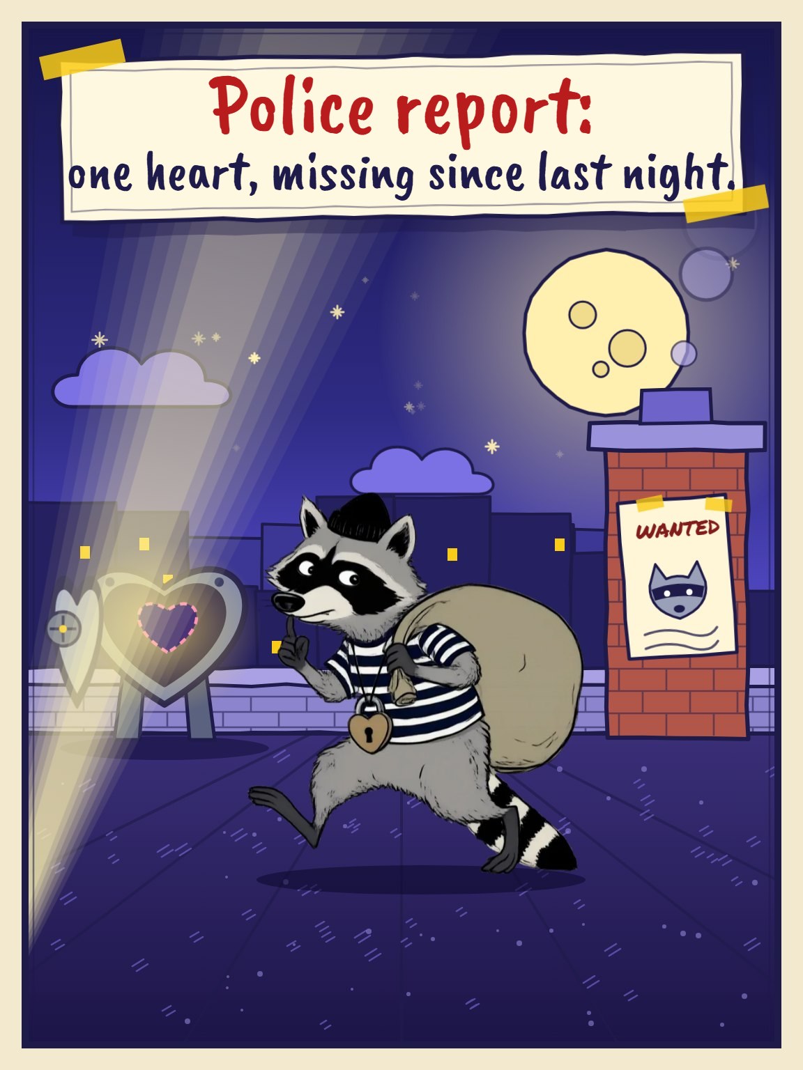Heart Heist Love Card