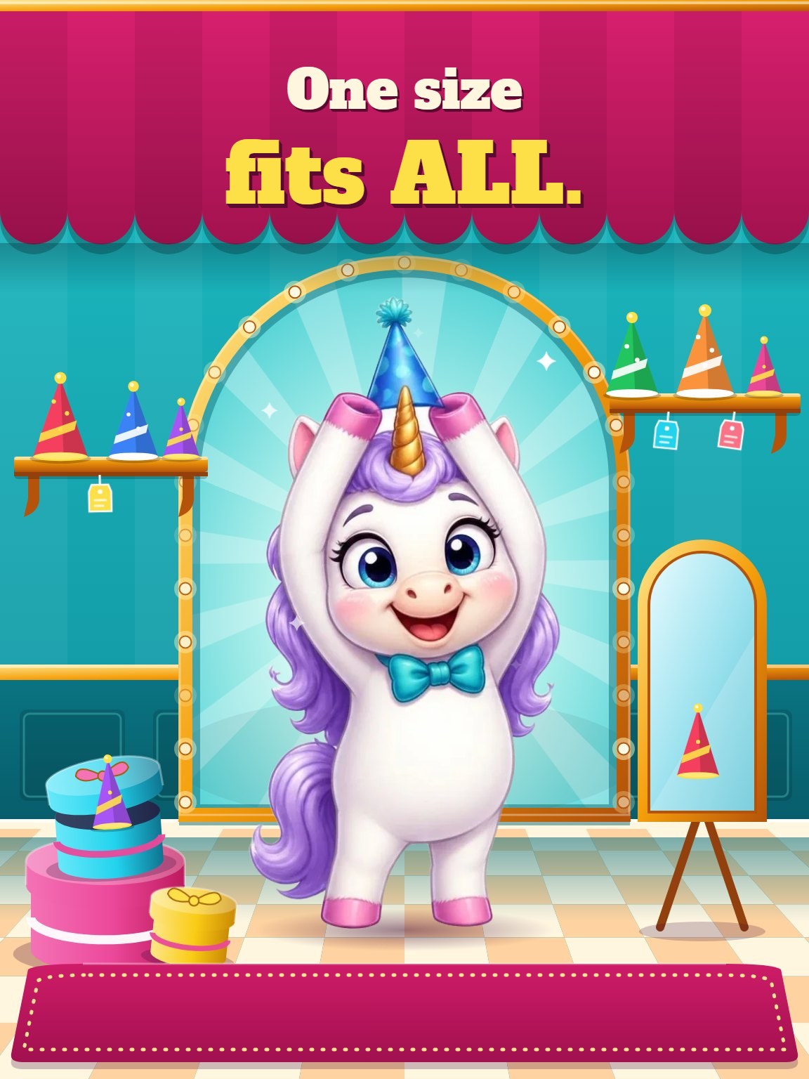 Party Hat Skylight Kids Birthday Card