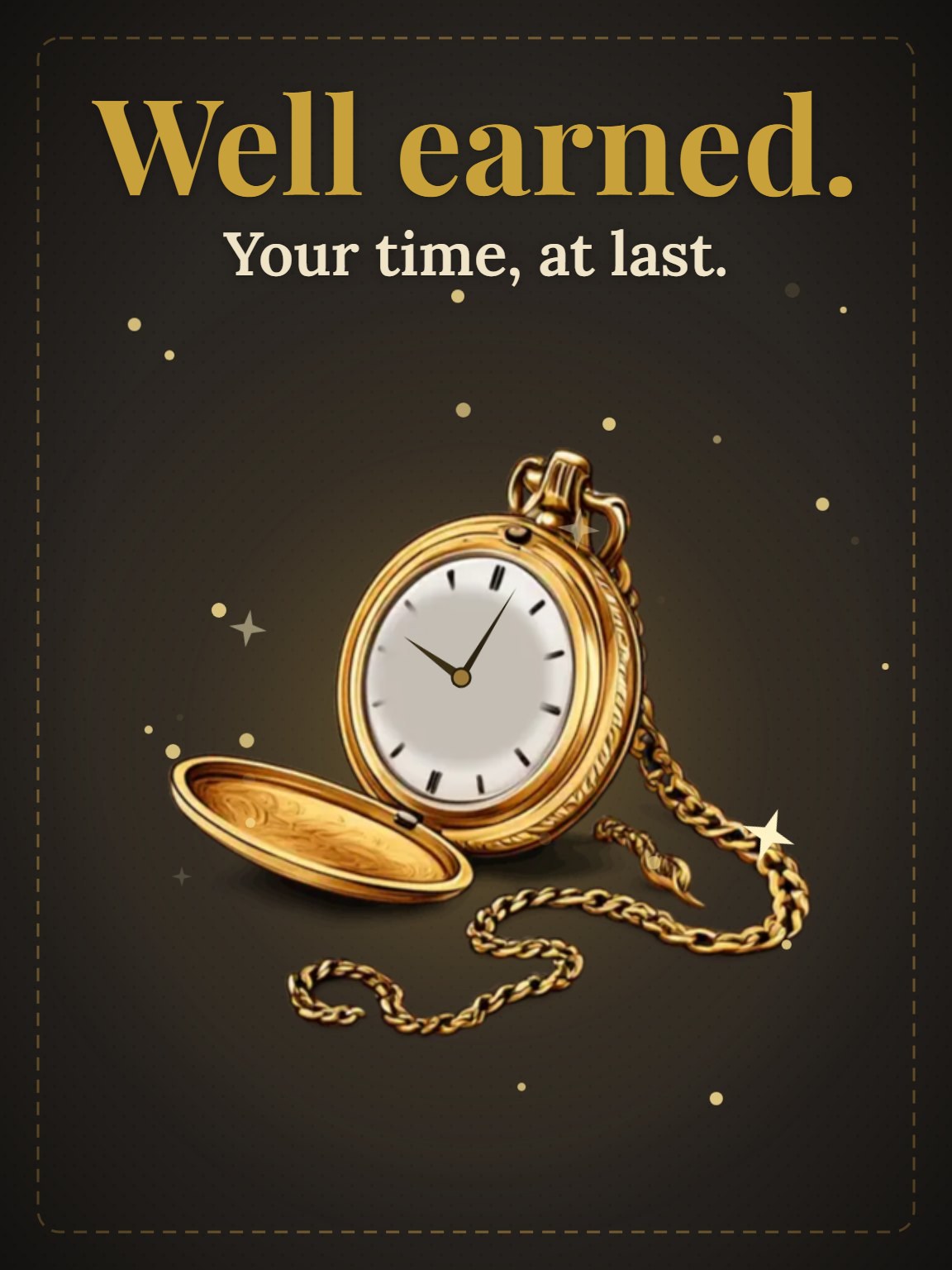 The Gold Watch Retirement Card