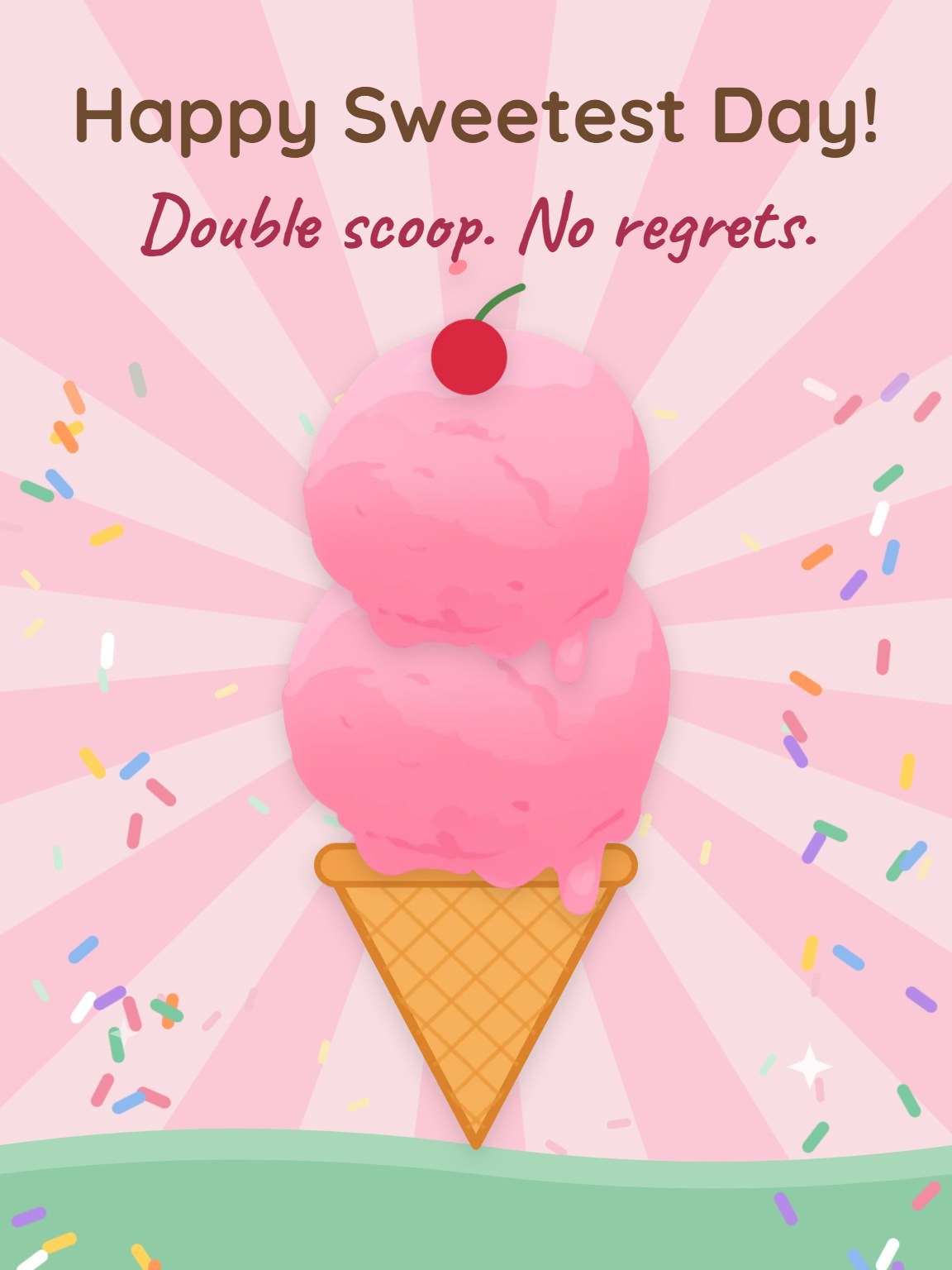 Extra Sprinkles Sweetest Day Card