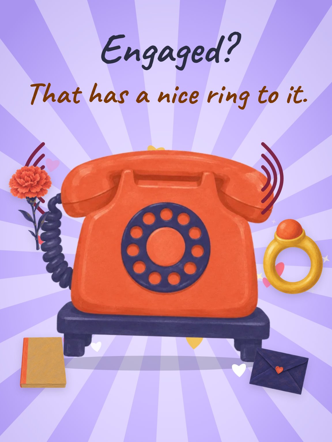 A Nice Ring Engagement Card