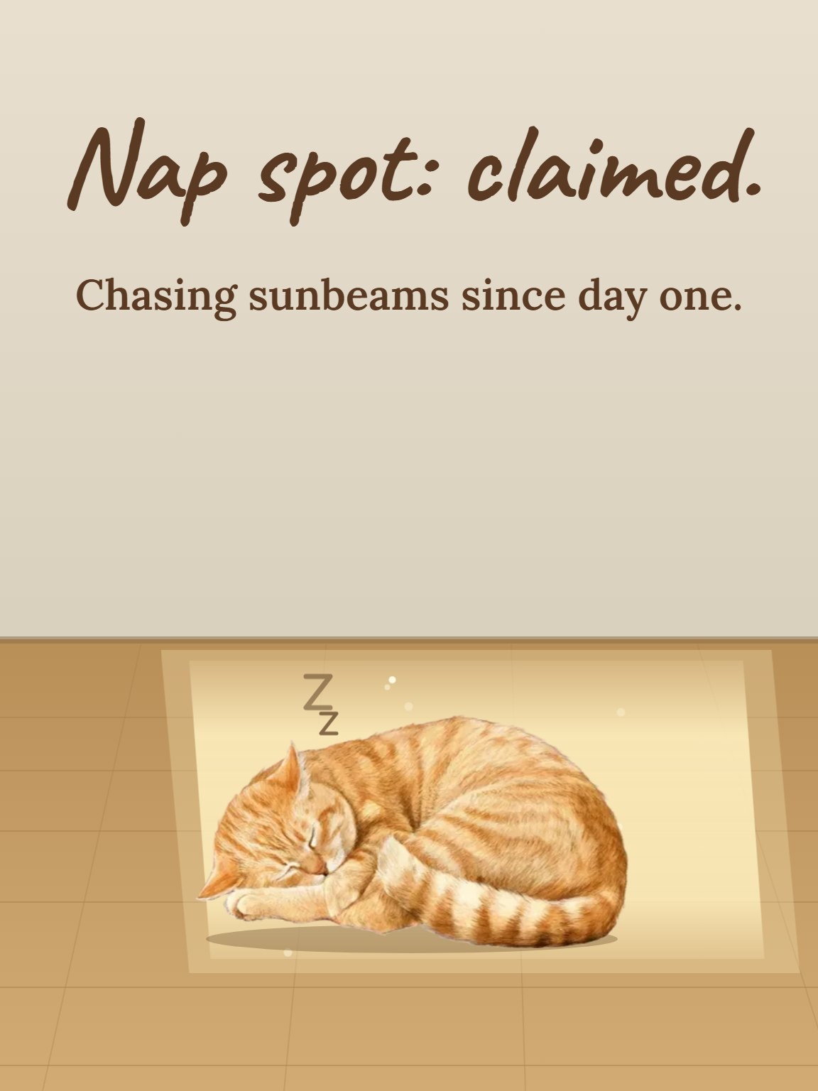 The Sunbeam Is Taken New Pet Card