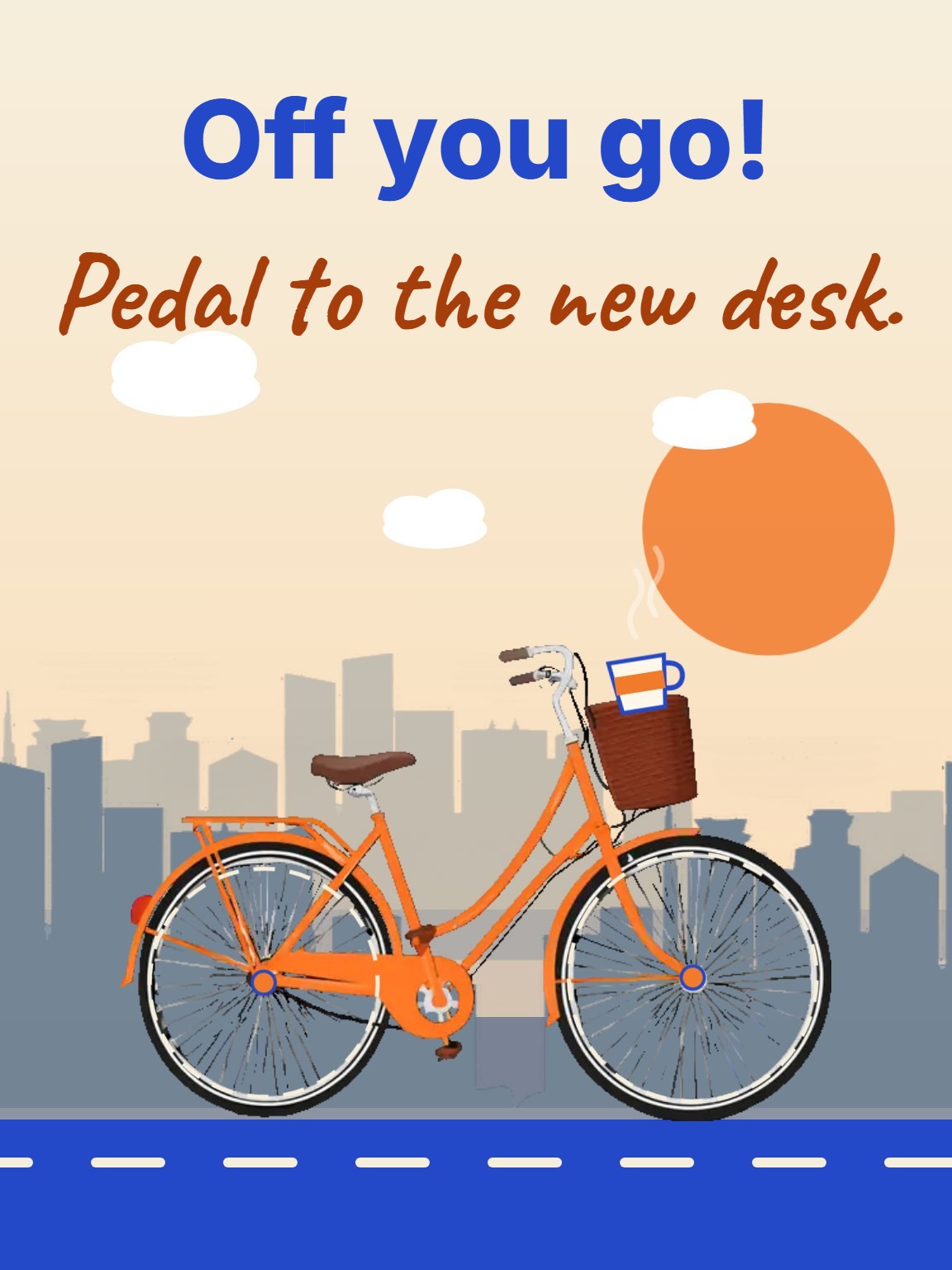 The New Commute New Job Card