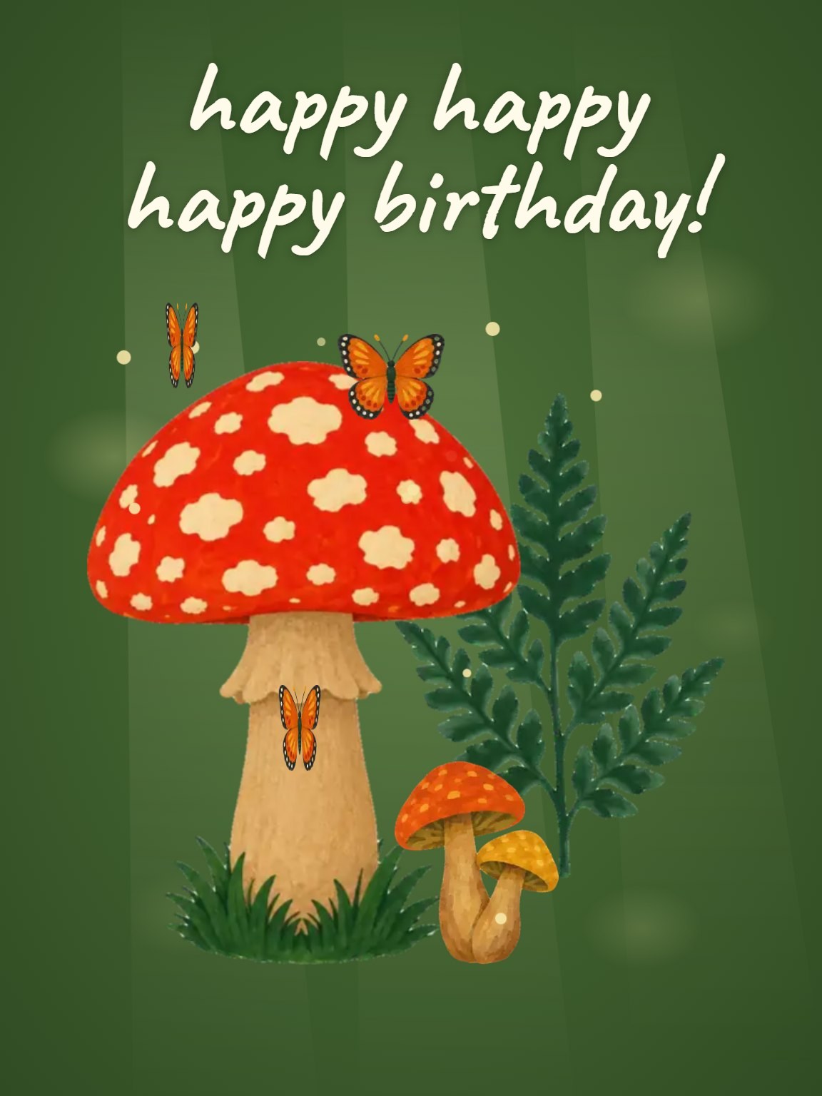 Happy Happy Happy Birthday Card
