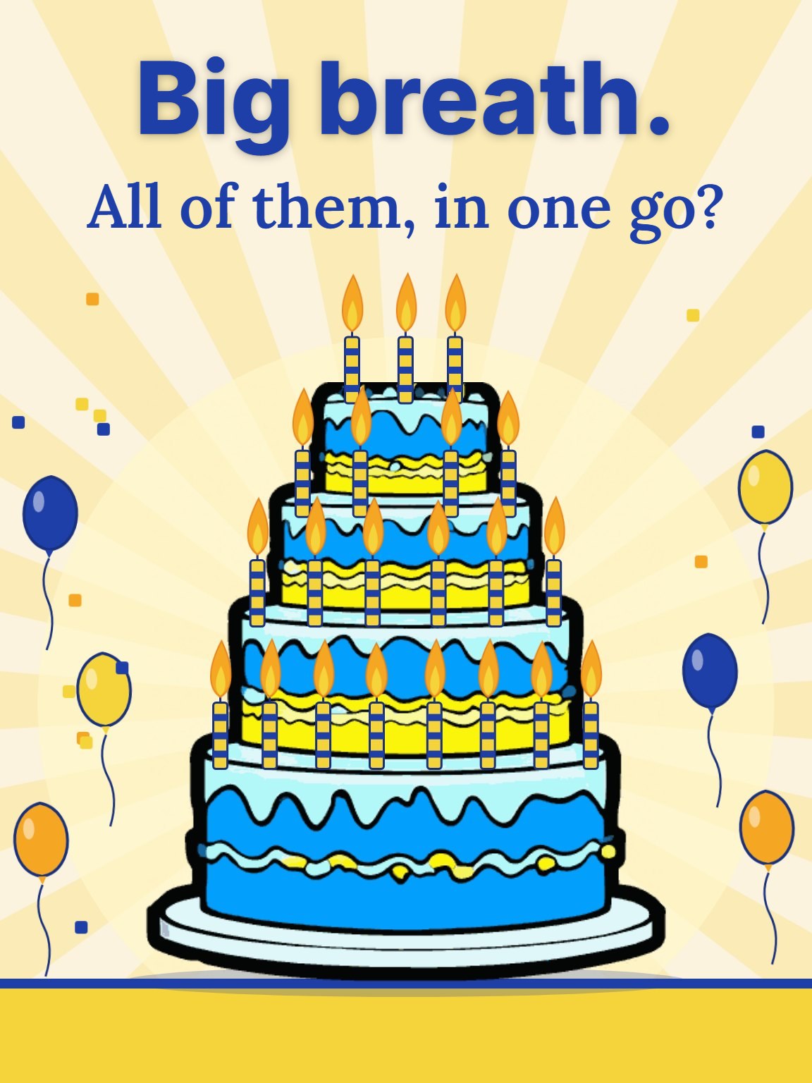 Twenty-One Candles Birthday Card