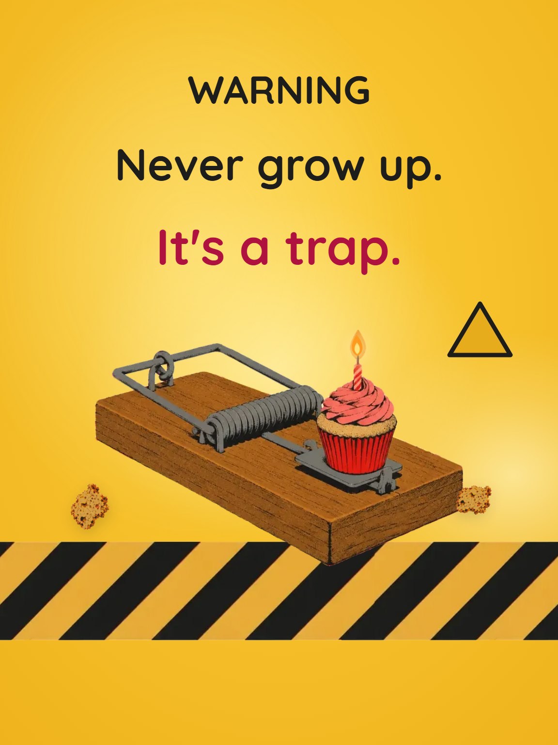It's a Trap Funny Birthday Card