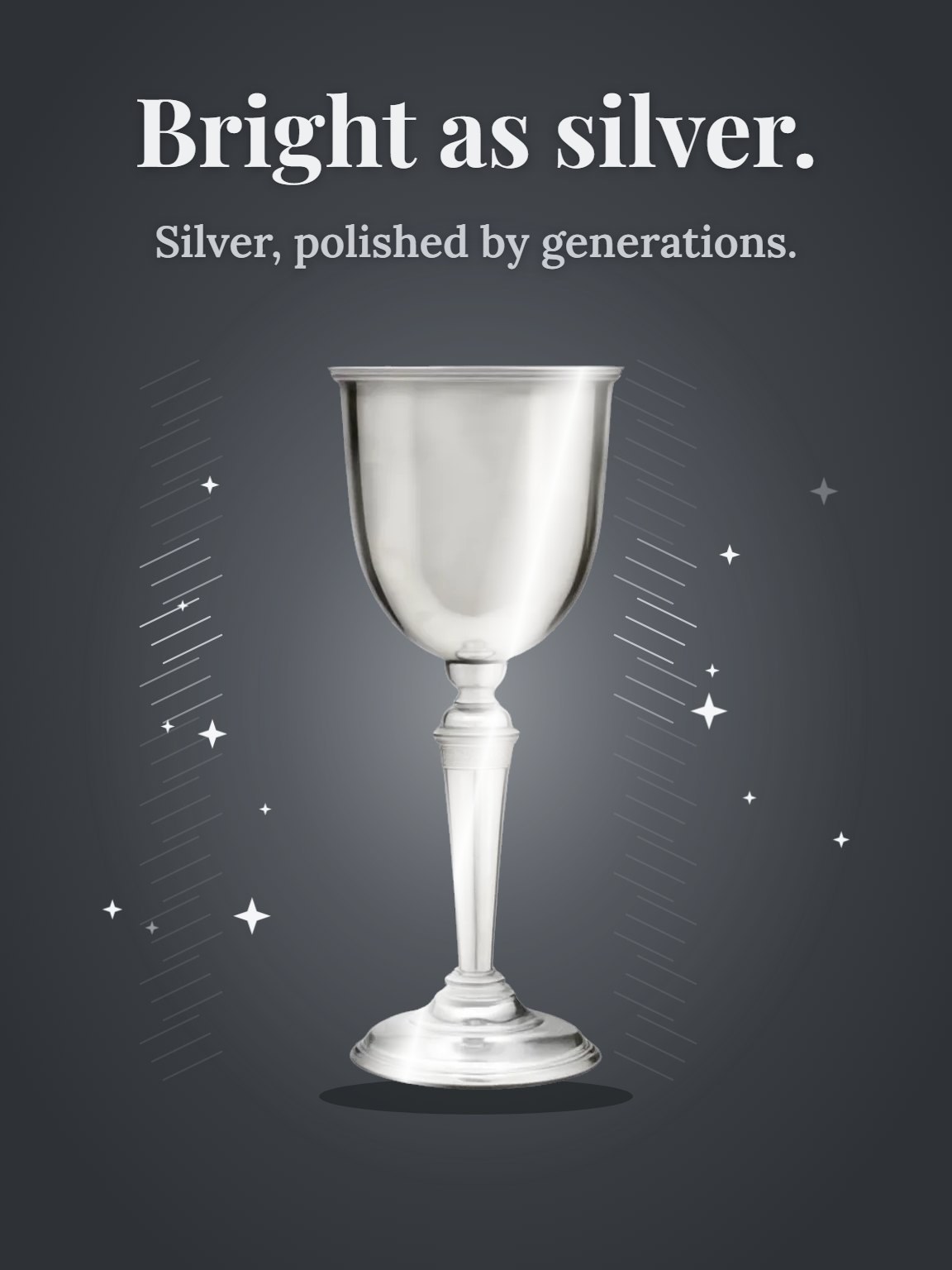 Silver Kiddush Cup Bar or Bat Mitzvah Card