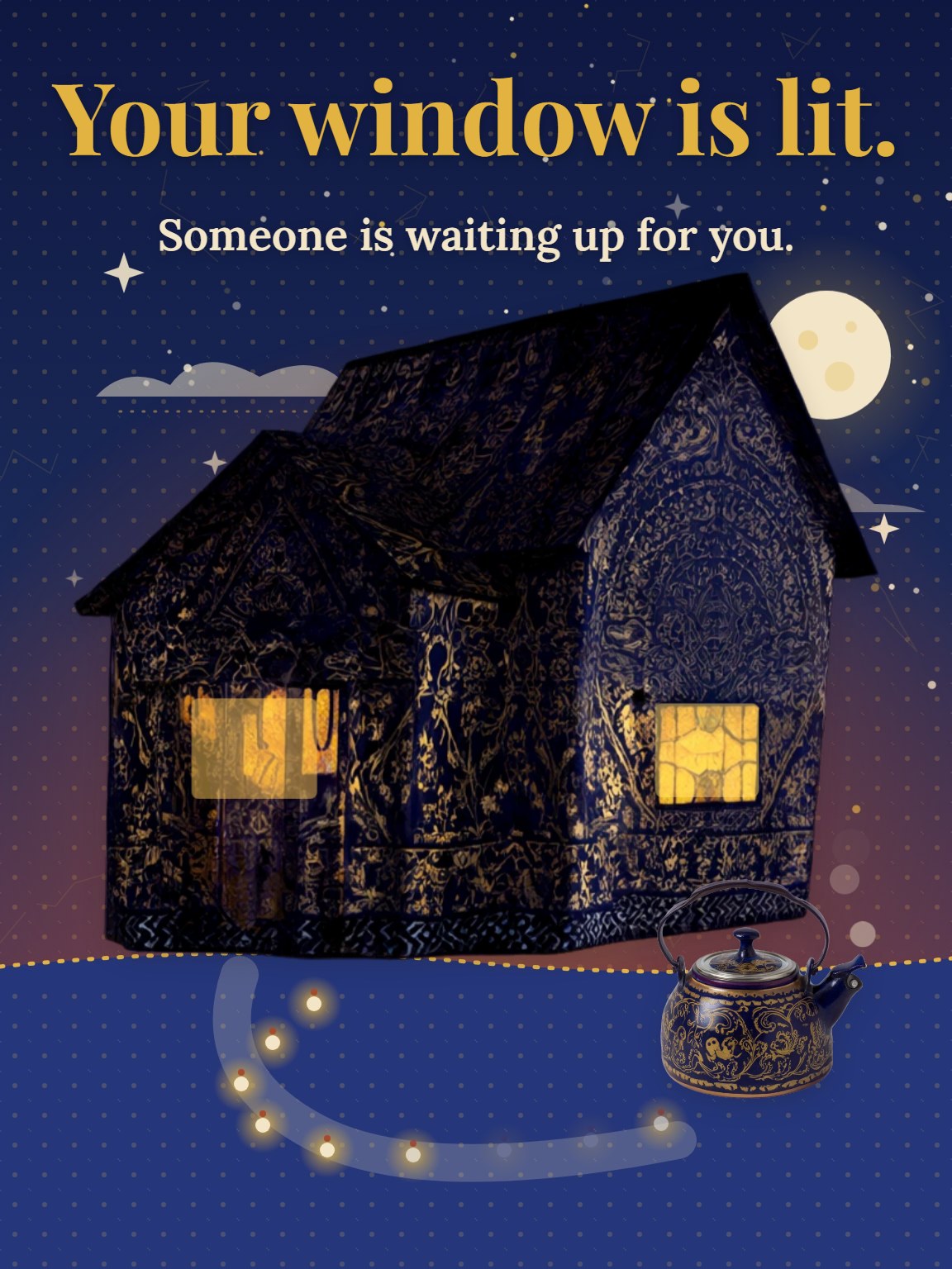 The Light Is Always On Family Love Card