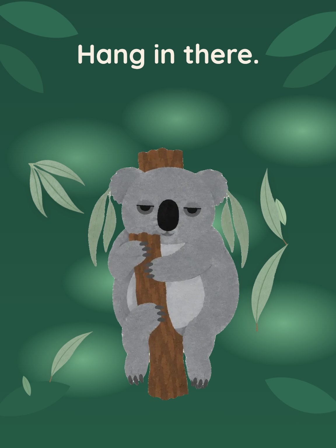 Hang in There Thinking of You Card
