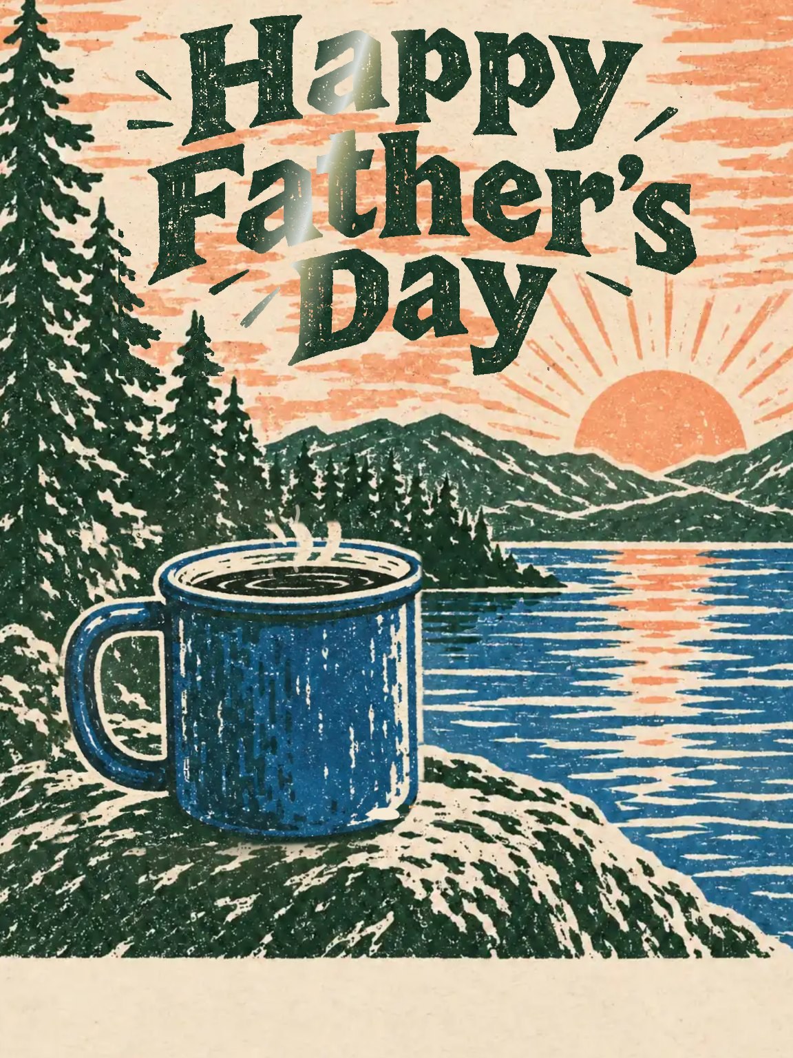 Lakeside Mug Father's Day Card