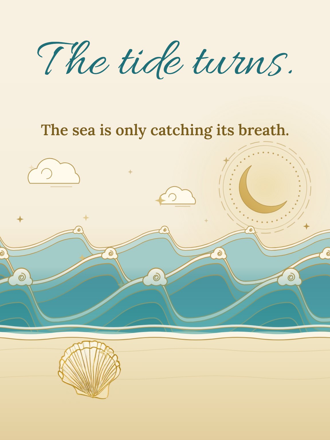 The Tide Turns Encouragement Card