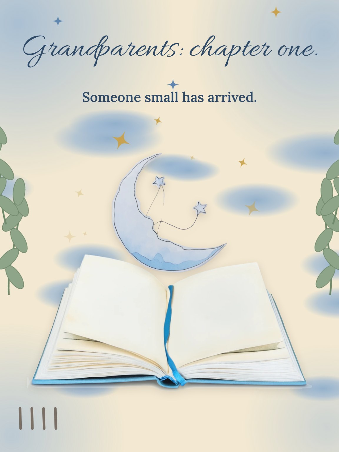 Now the Storyteller New Grandparents Card