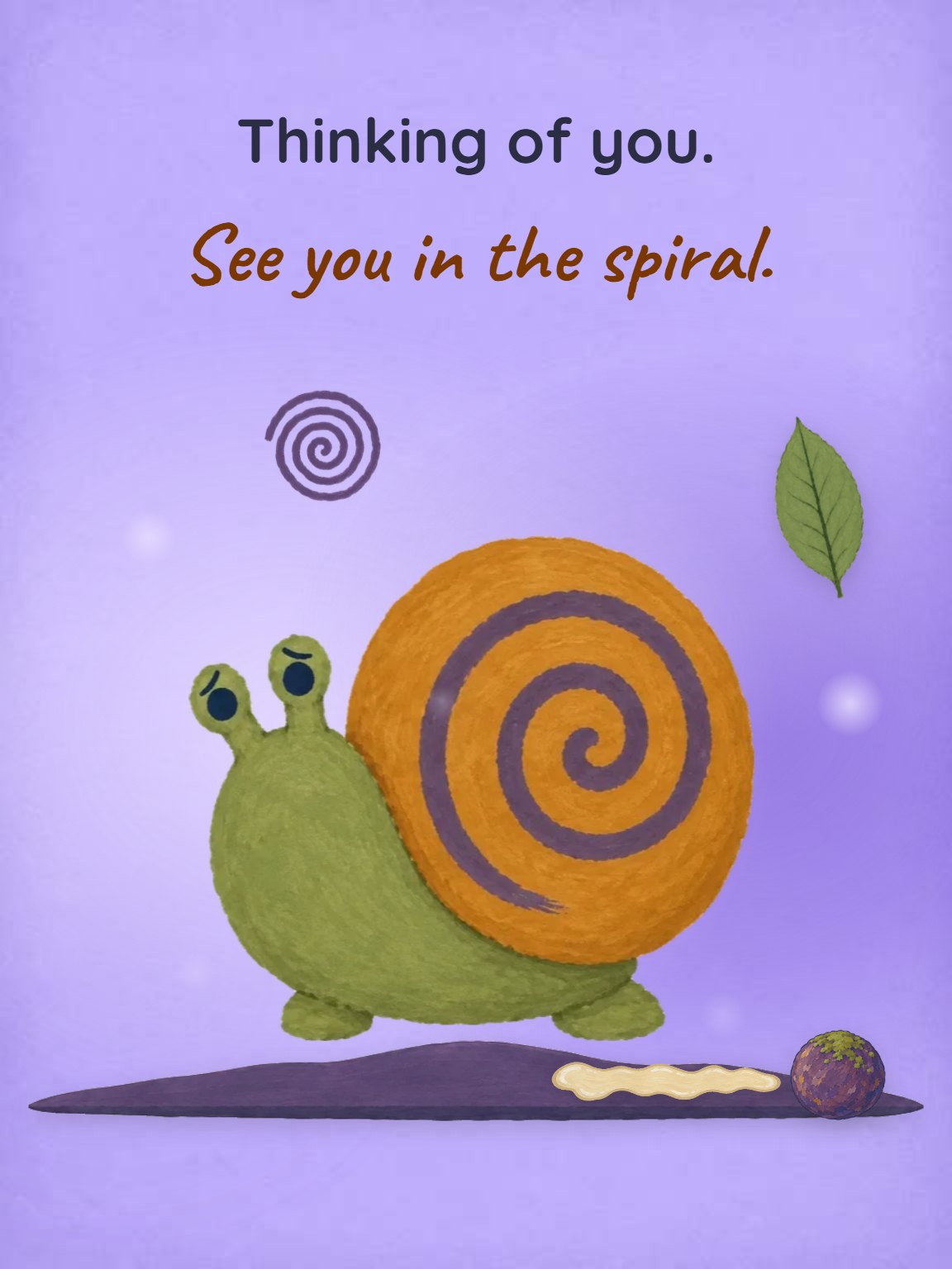 See You in the Spiral Thinking of You Card