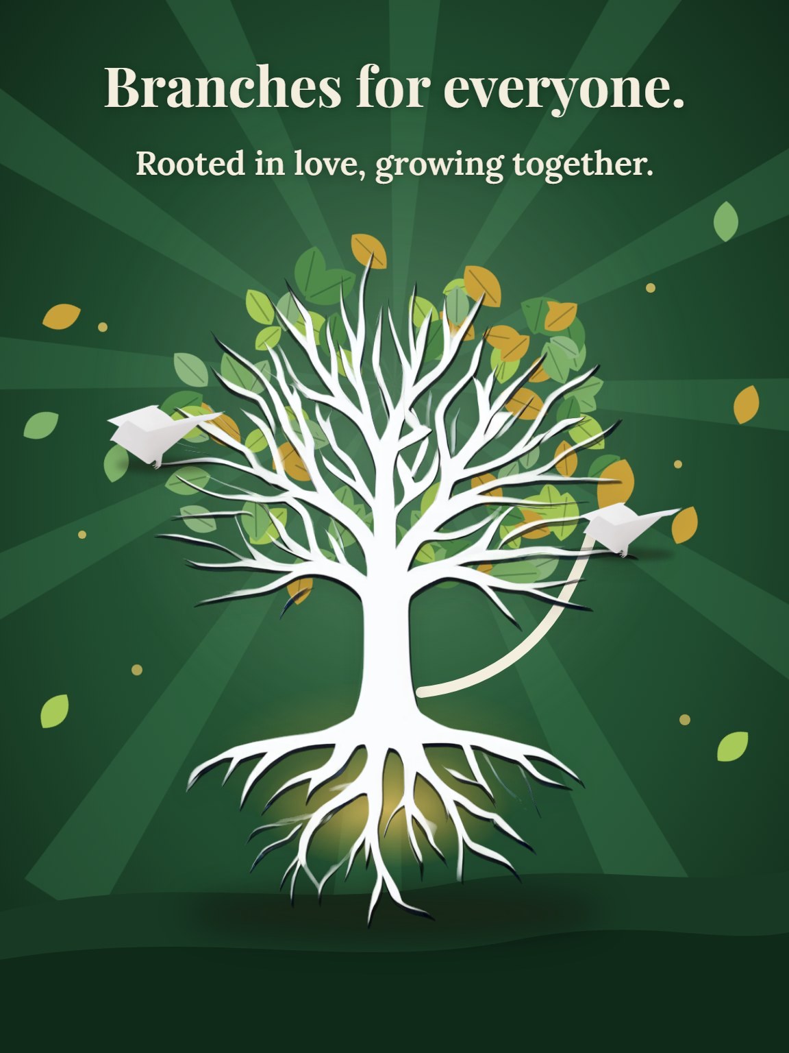 One Root, Many Branches Adoption Congratulations Card