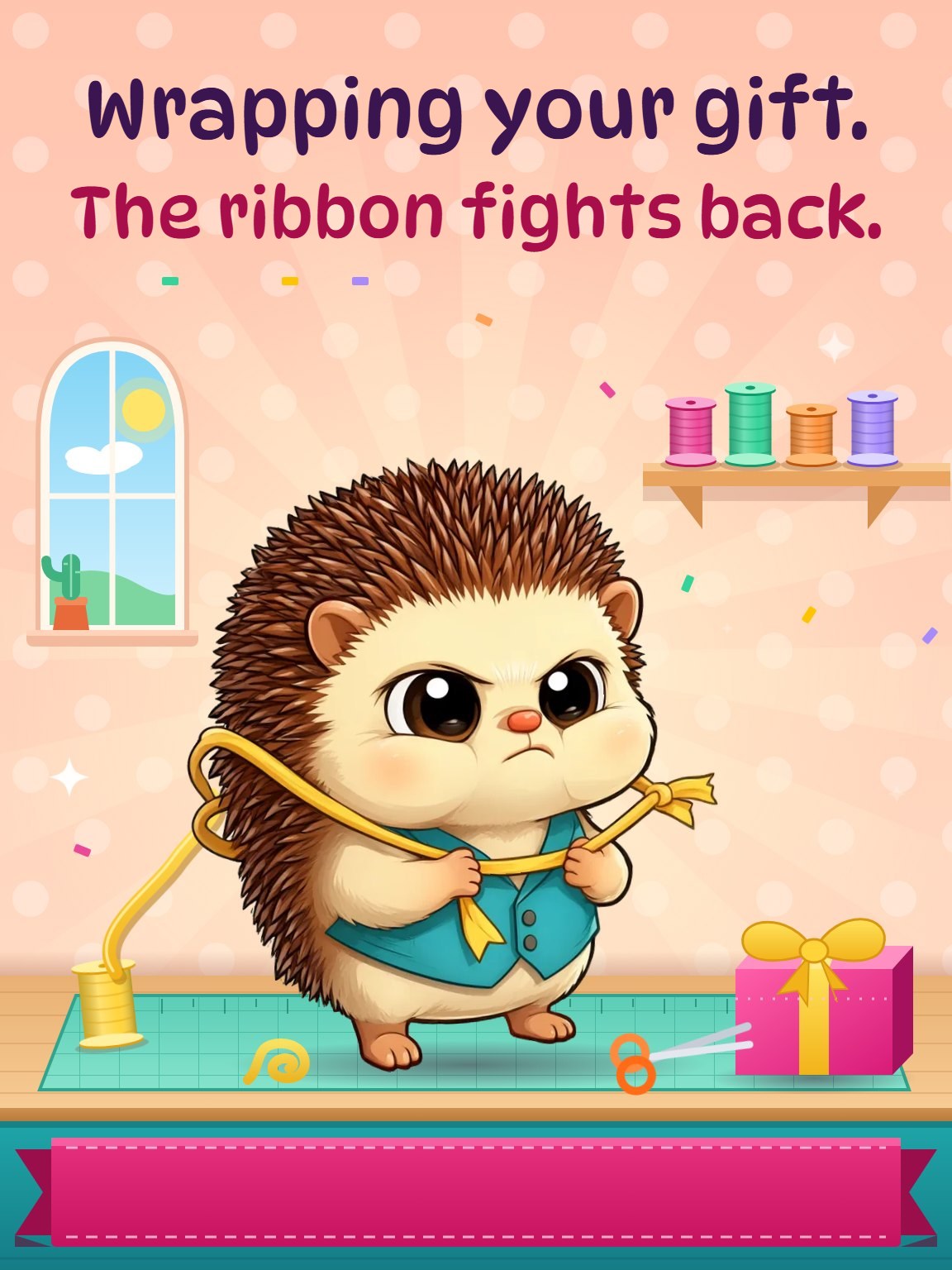 Ribbon Passenger Funny Birthday Card