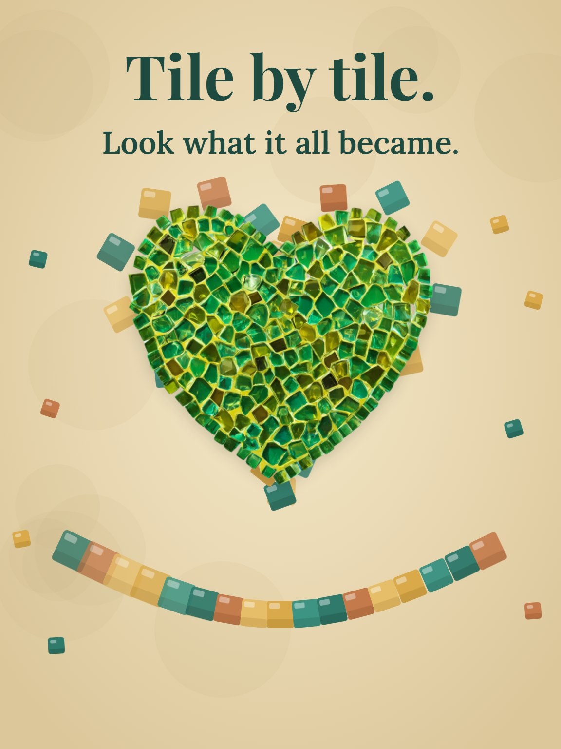 Mosaic of Small Kindnesses Caregiver Appreciation Card