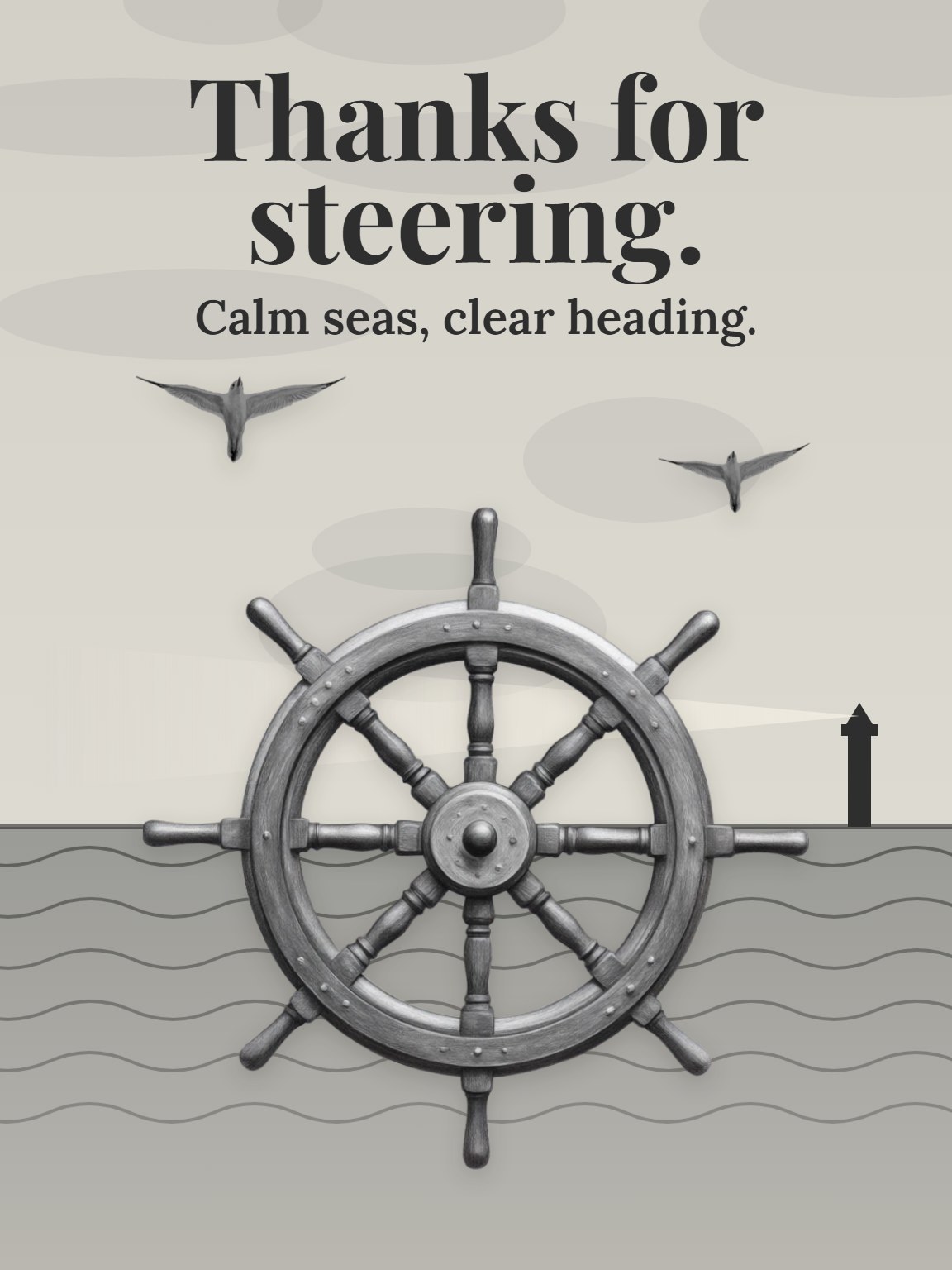 The Long View Boss Day Card