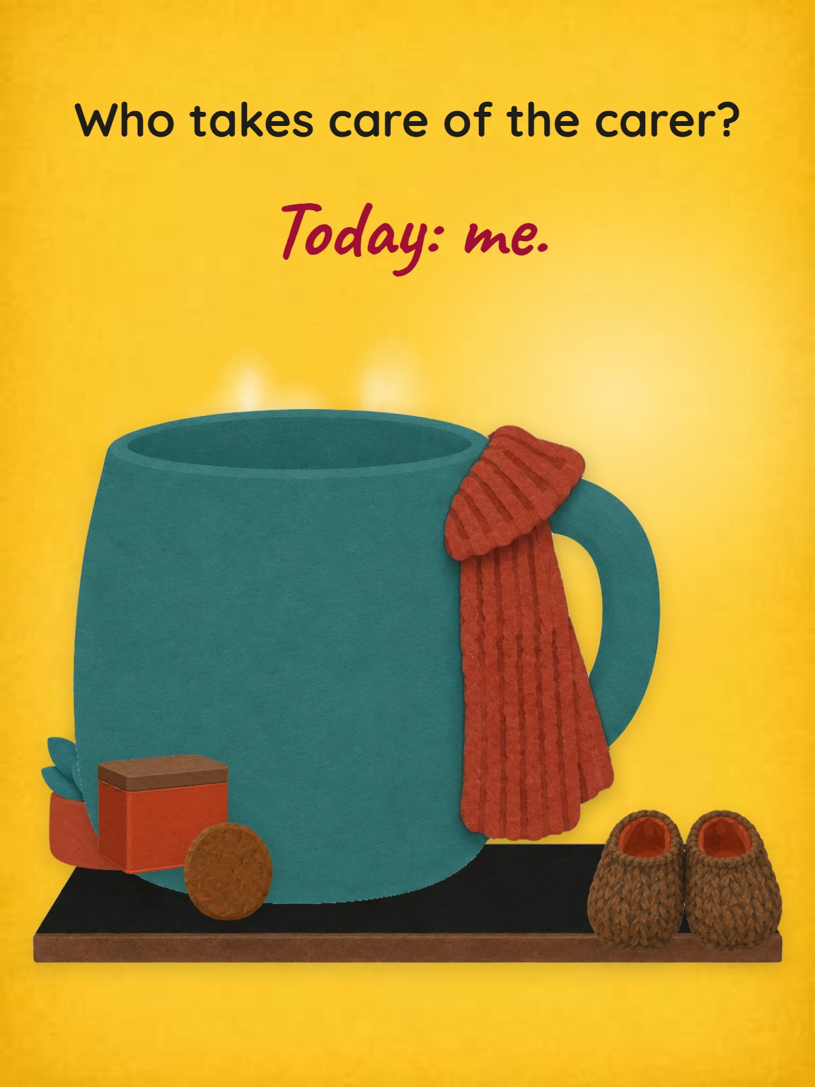 Today: Me Caregiver Appreciation Card