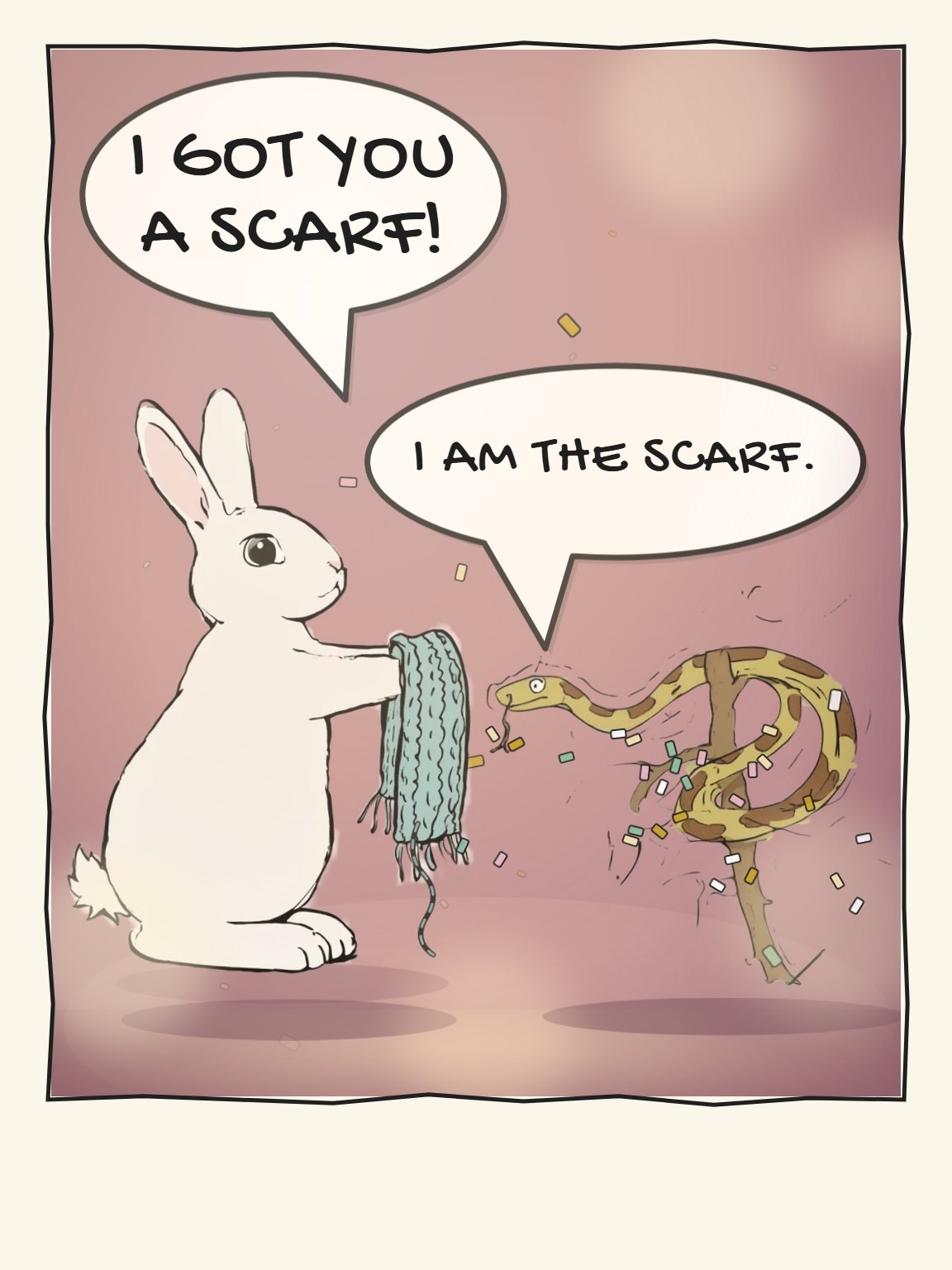 I Am the Scarf Funny Birthday Card