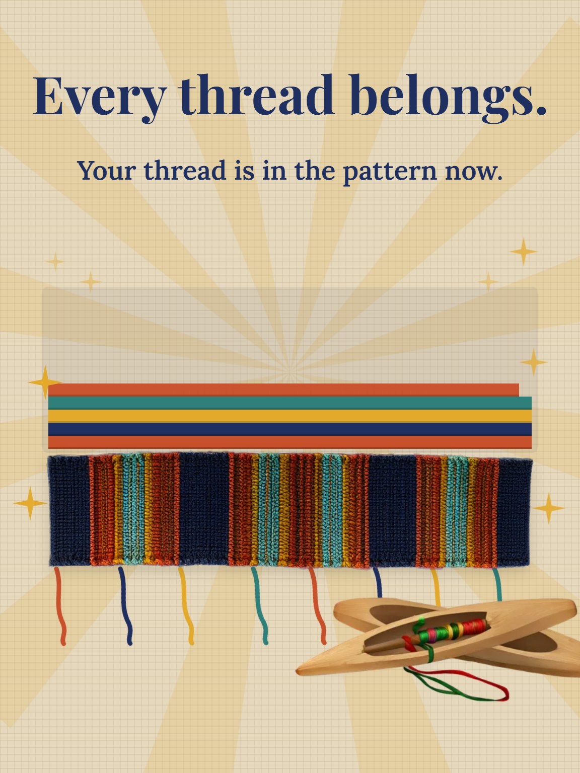 Bright Threads Woven Citizenship Congratulations Card
