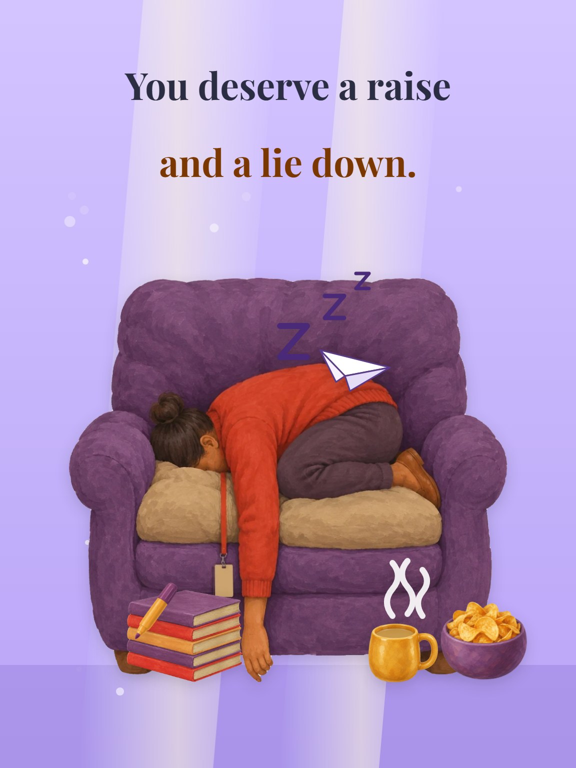 A Raise and a Lie Down Teacher Appreciation Card