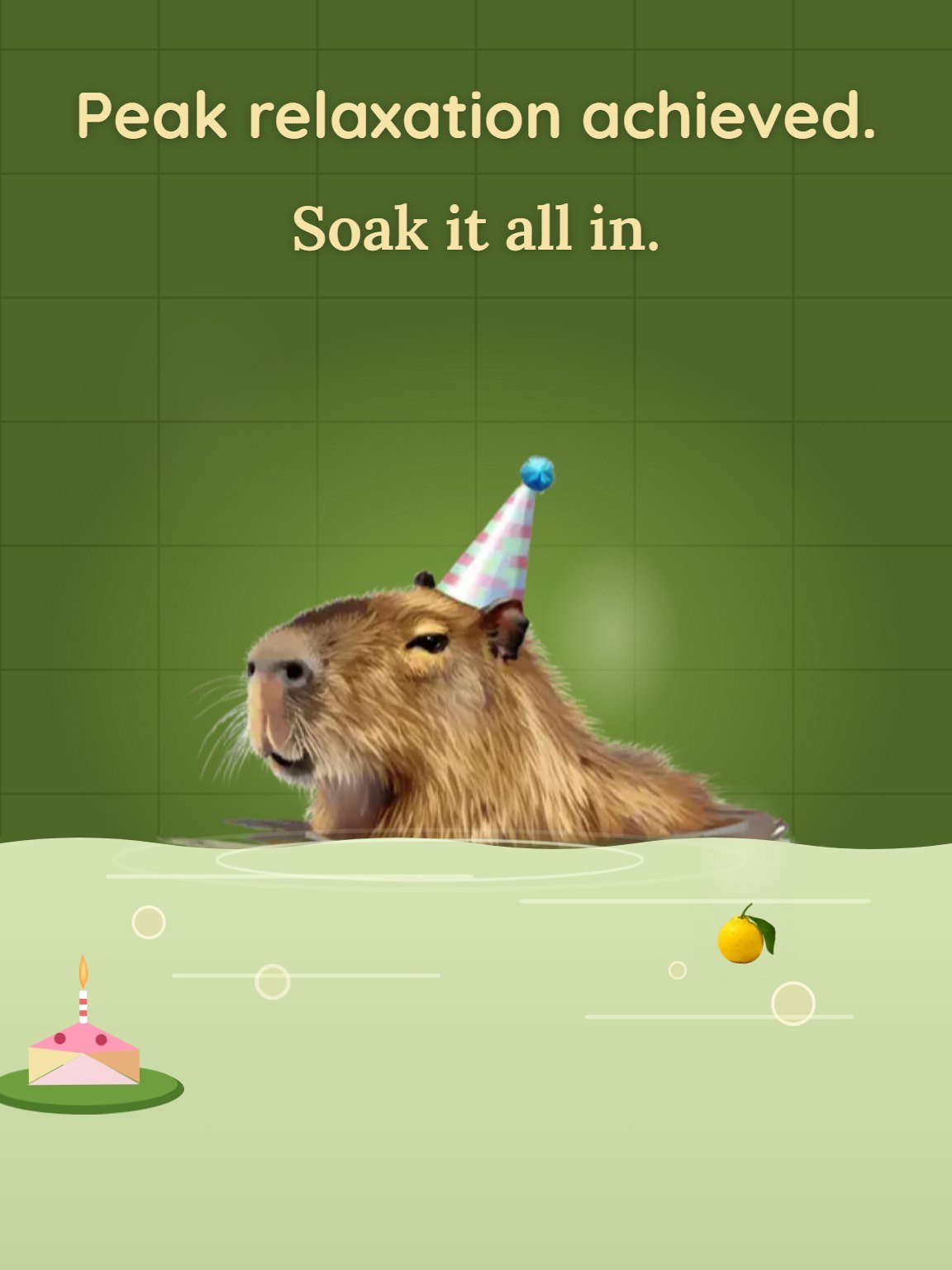 The Calmest Guest of Honour Pet Birthday Card