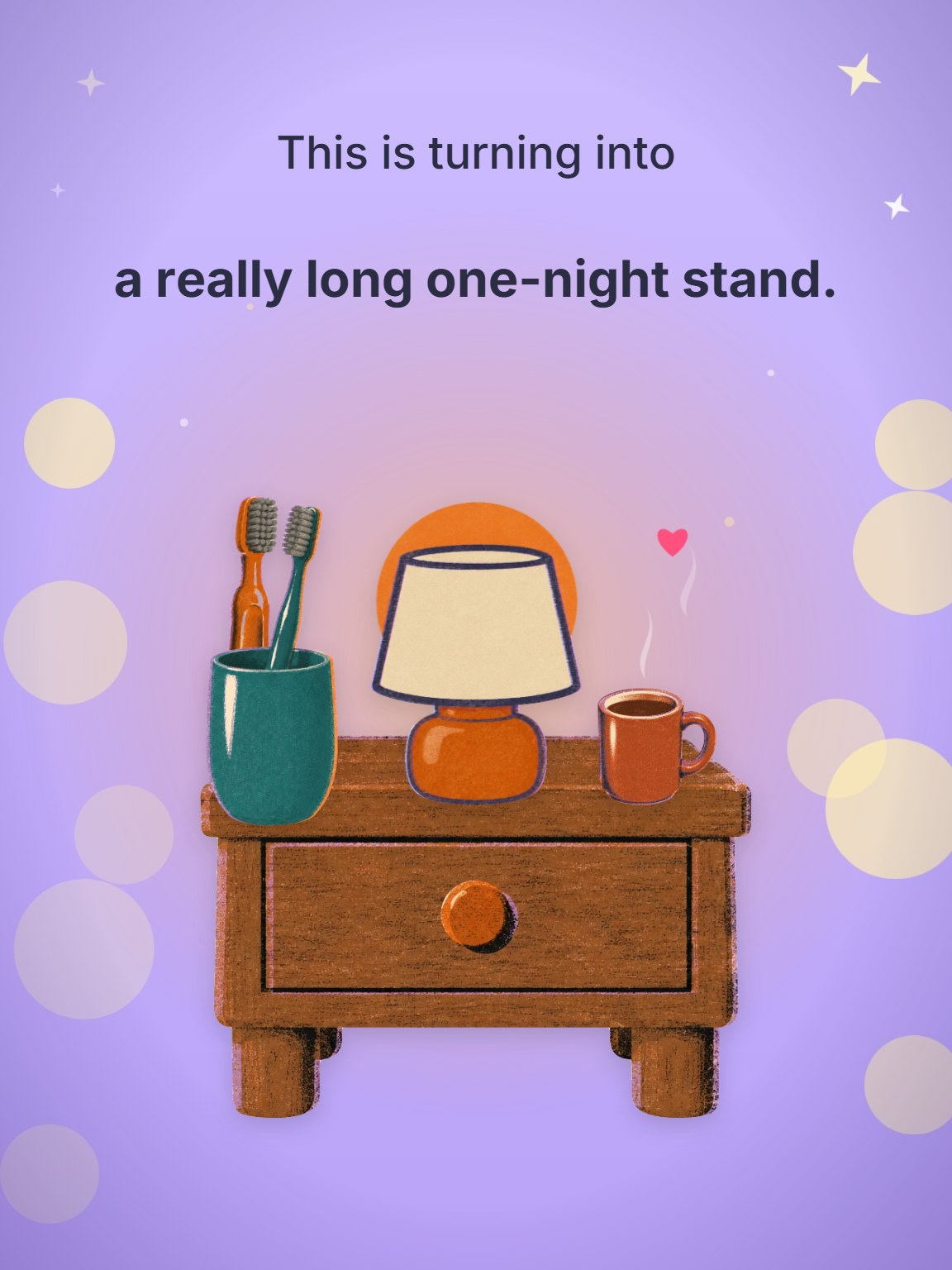 Long One Night Stand Anniversary Card