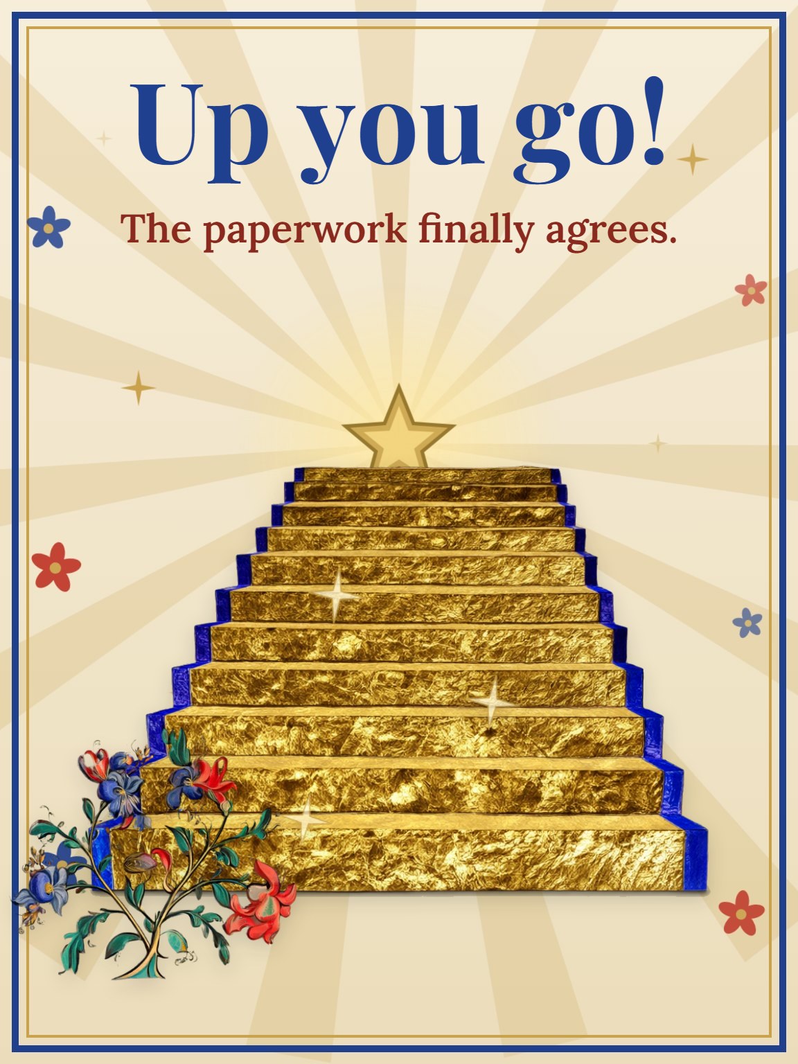 Gilded Stair Promotion Card