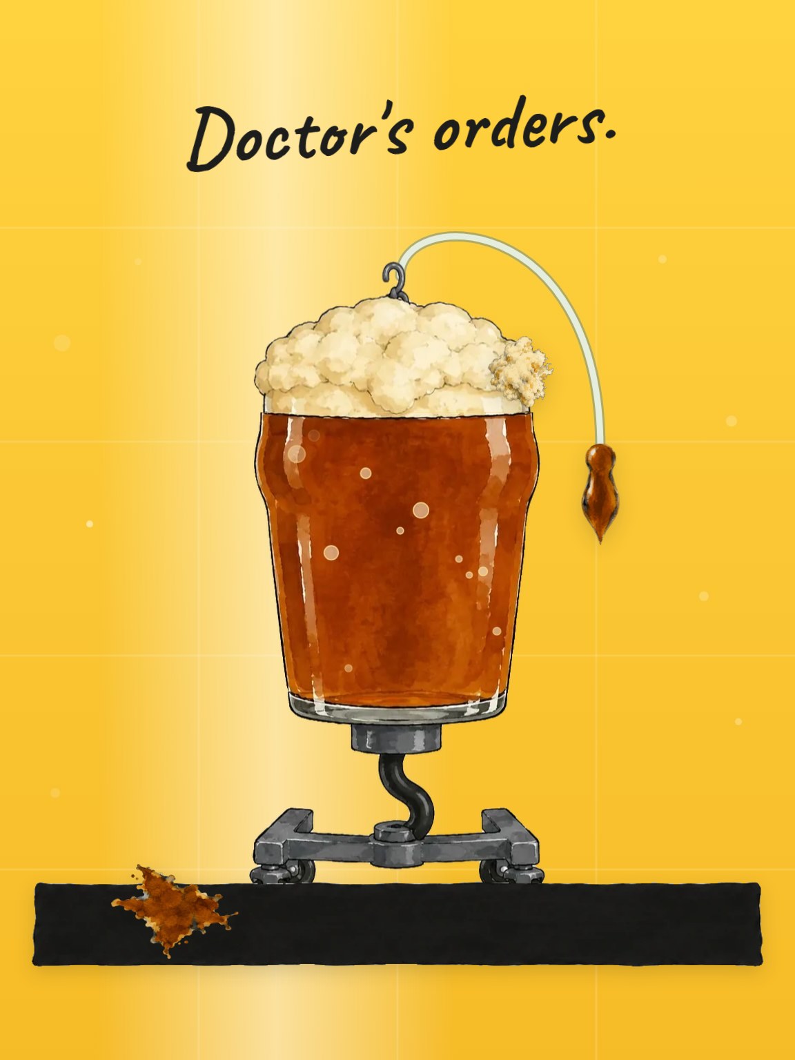 Prescription: Beer Get Well Card