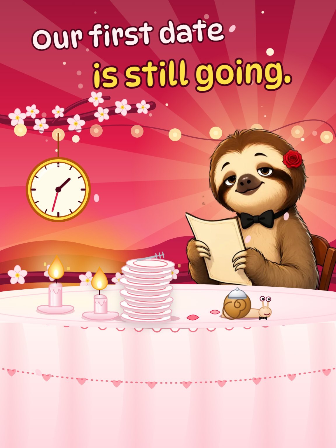 Still on Our First Date Anniversary Card