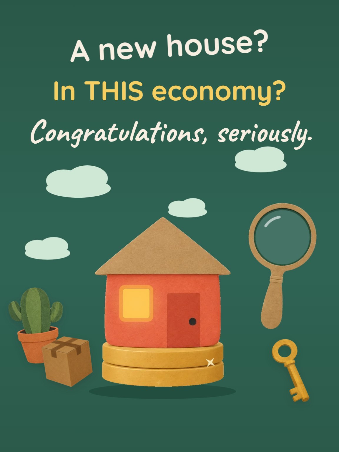 In This Economy? New Home Card