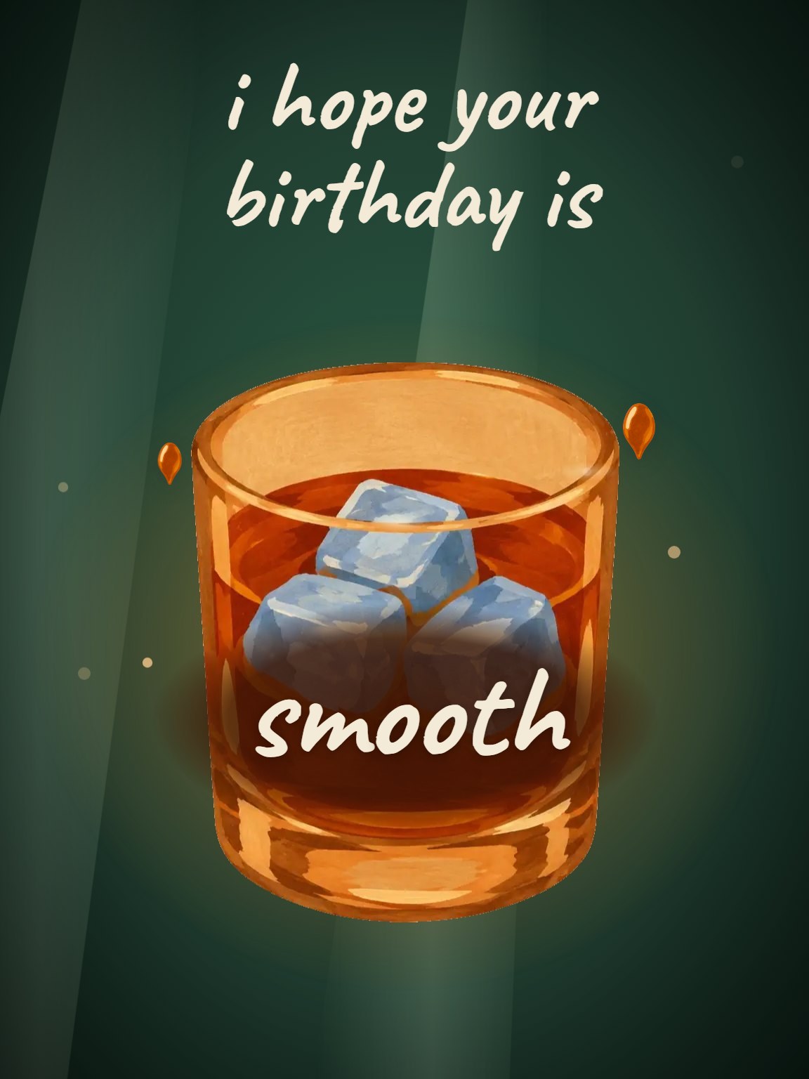 Smooth Men's Birthday Card