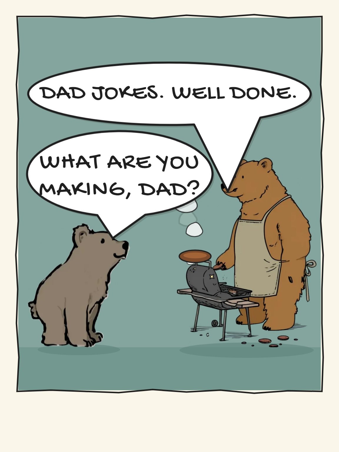 Well Done Dad Joke Father's Day Card