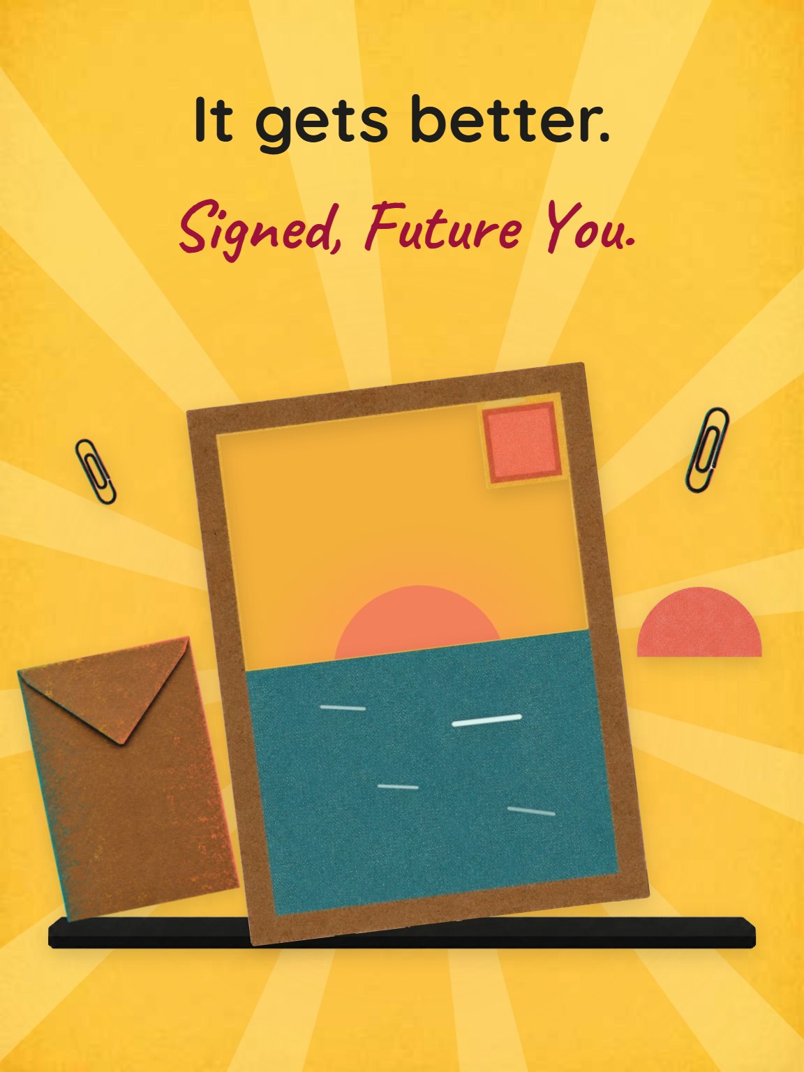 Signed, Future You Thinking of You Card