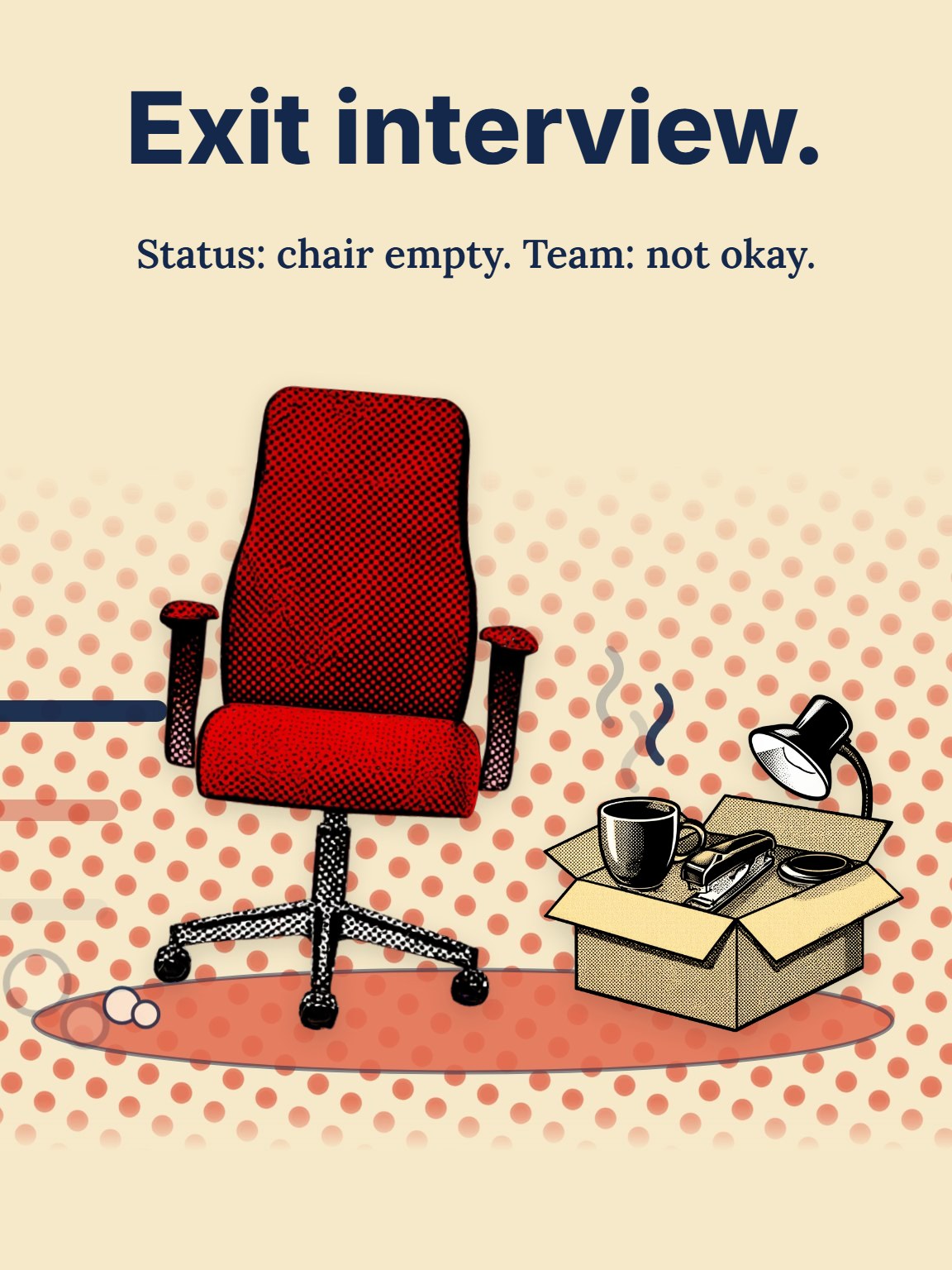 Exit Interview Coworker Farewell Card