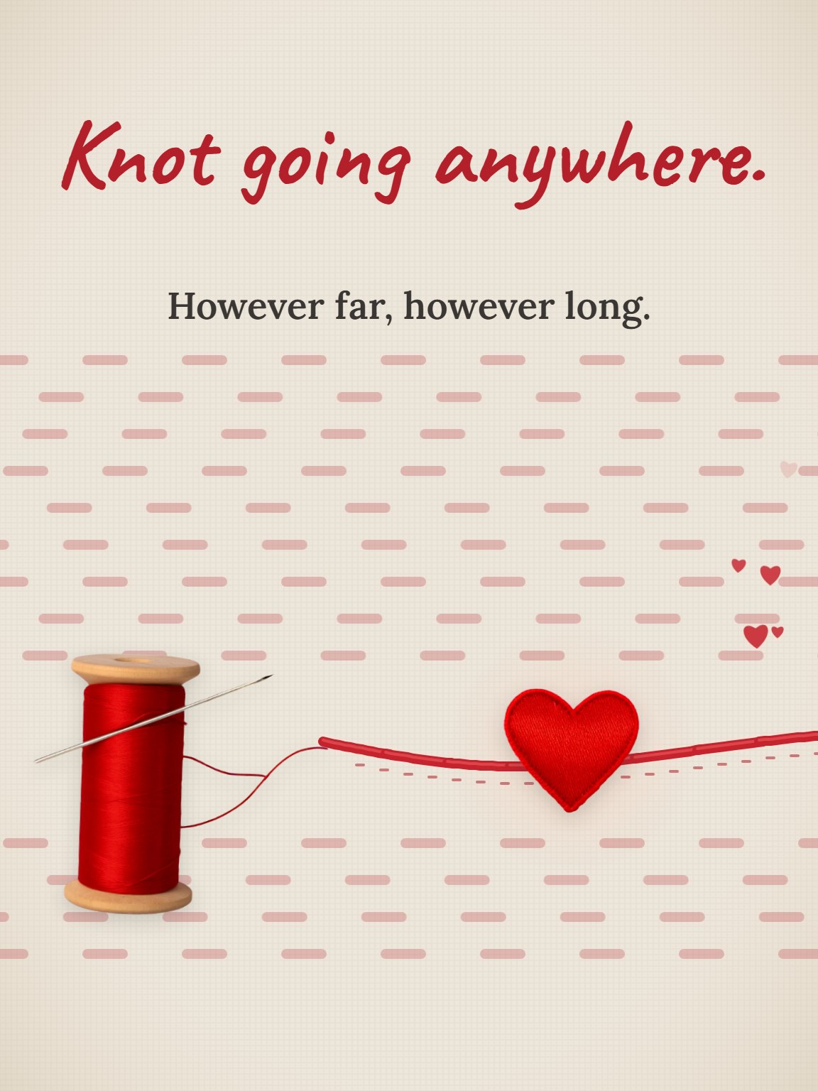 The Red Thread Long-Distance Love Card
