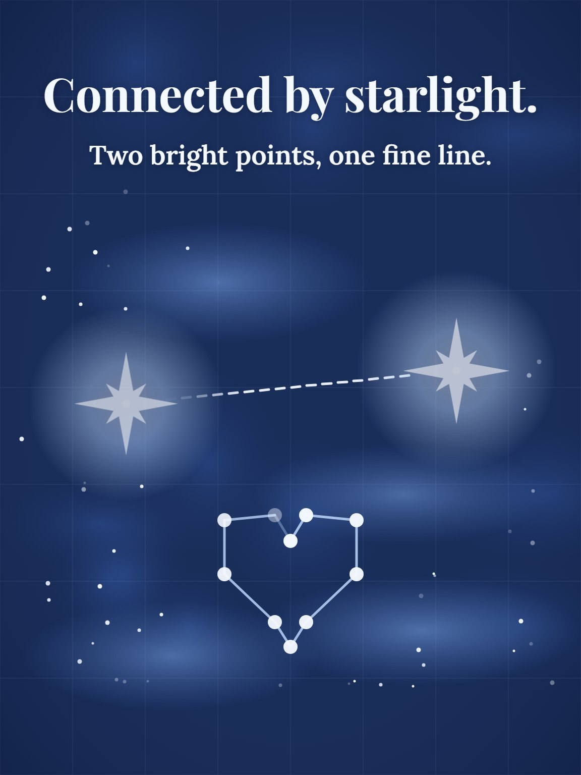 Constellation Between Us Thinking of You Card