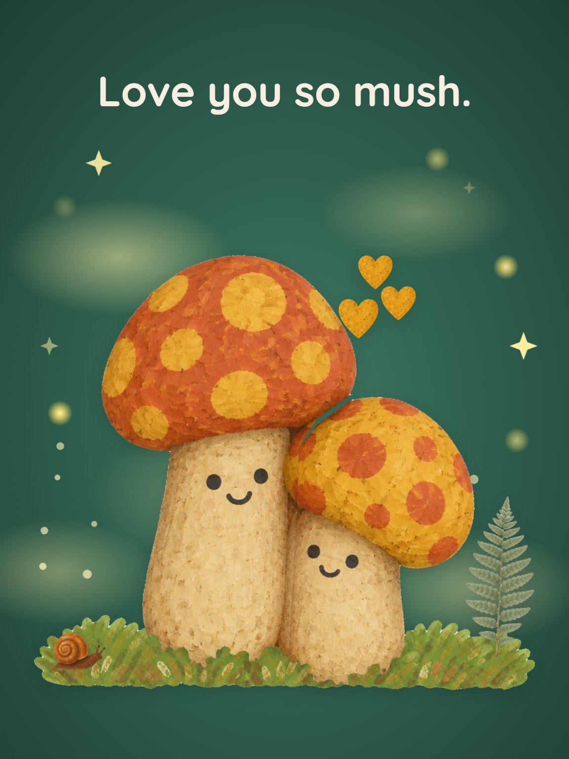 Love You So Mush Valentine's Day Card