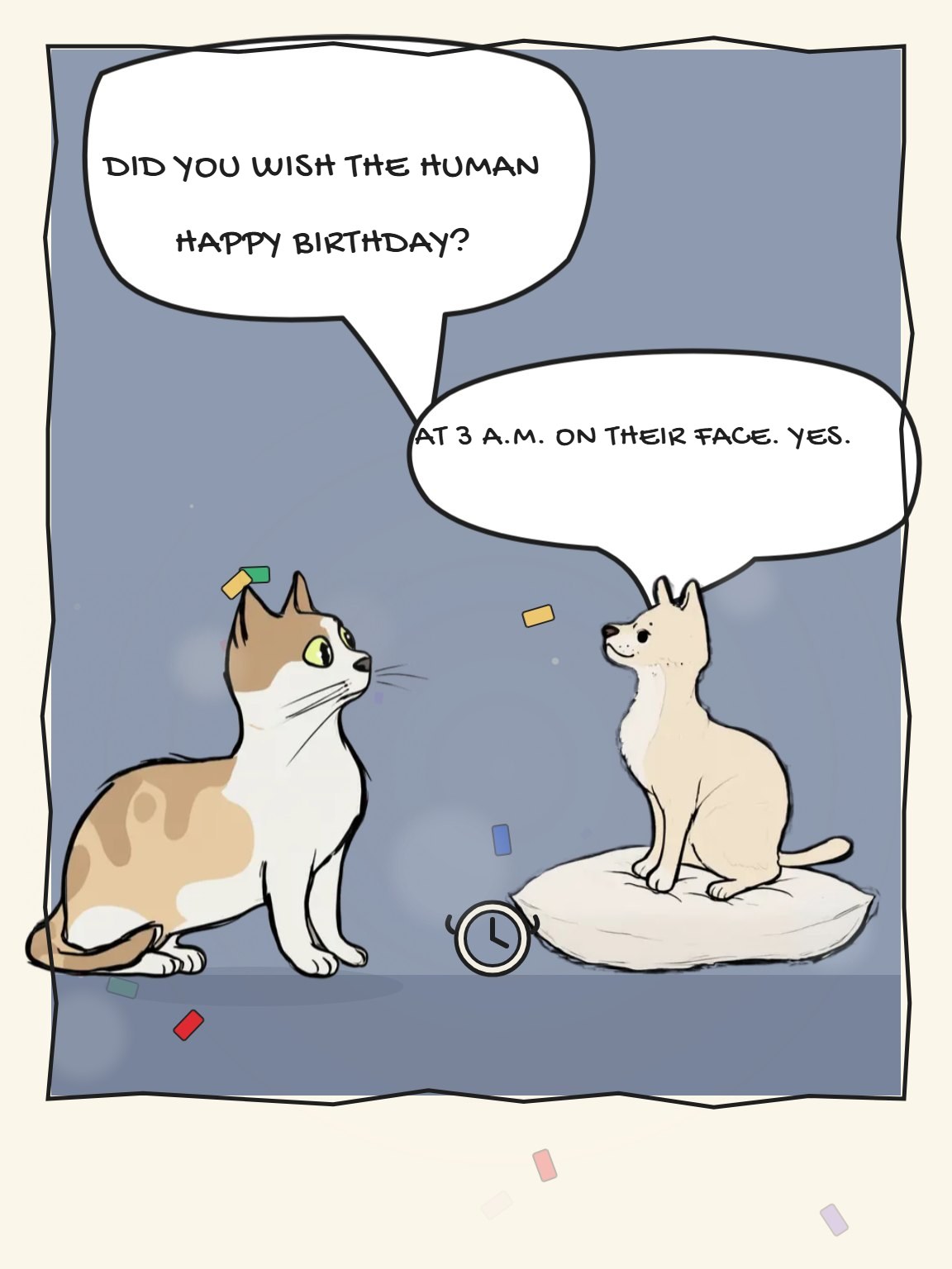 At 3 A.M. Funny Birthday Card