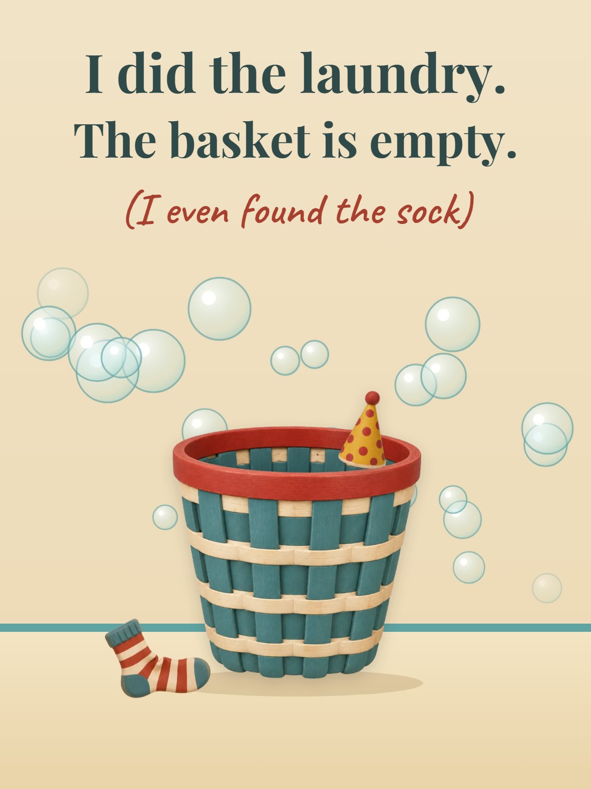 The Basket Is Empty Funny Birthday Card